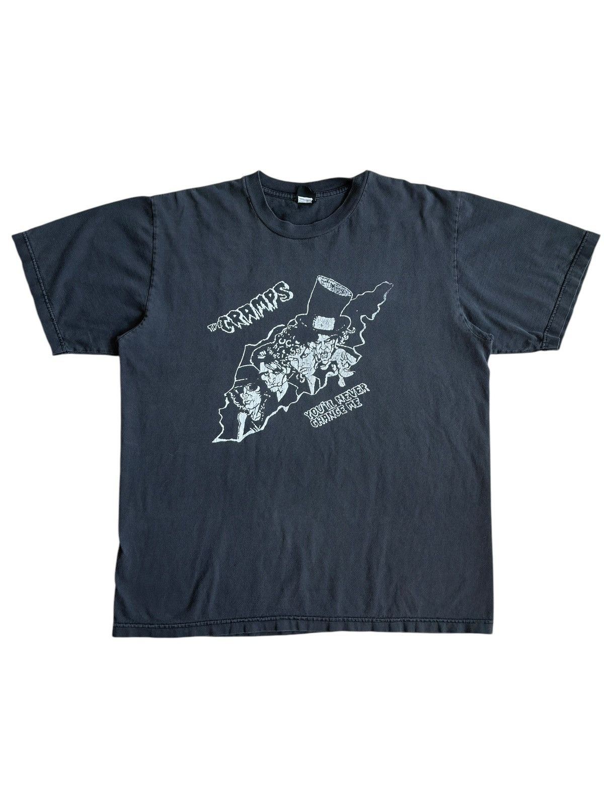 Band Tees × Vintage Vintage 90s The Cramps ‘You’ll Never Changed Me’ Tee Shirt Size US XL / EU 56 / 4 - 1 Thumbnail