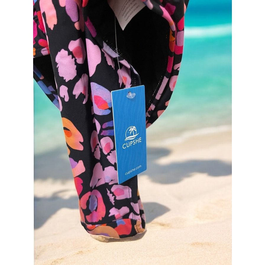 Unknown London Women's Floral Pink One Piece Swimsuit Summerwear Small Size S / US 4 / IT 40 - 4 Thumbnail