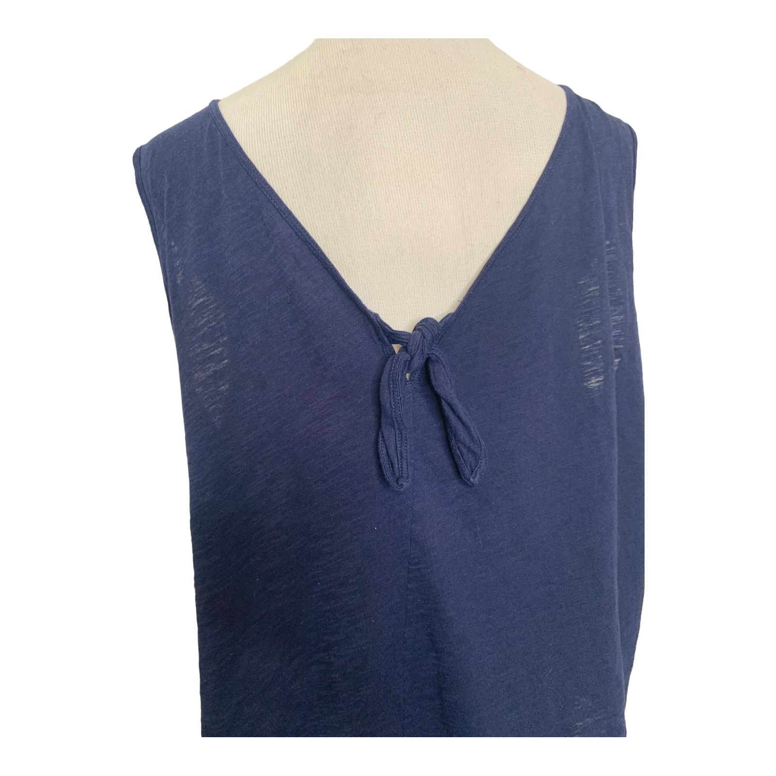 Loft Loft vintage soft blue sleeveless back knot top size XL Size XL / US 12-14 / IT 48-50 - 6 Thumbnail
