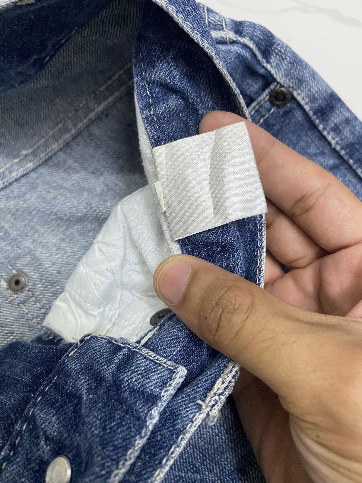Japanese Brand FLARED JEANS RIPS DISTRESS JAPANESE BRAND UNDERCOVER STYLE Size US 30 / EU 46 - 9 Thumbnail