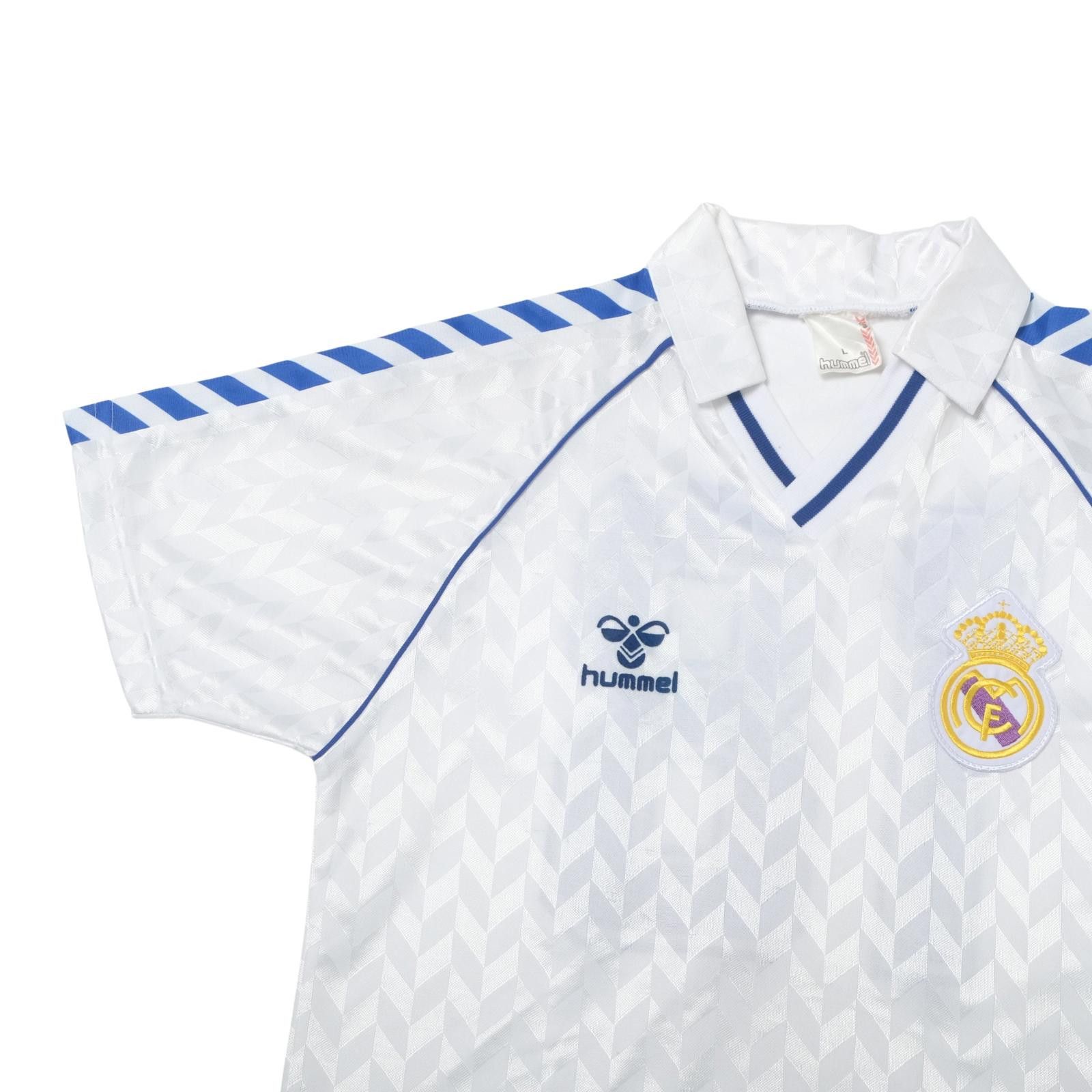 Hummel 1986/88 Real Madrid Home Shirt (M) Size US M / EU 48-50 / 2 - 3 Thumbnail