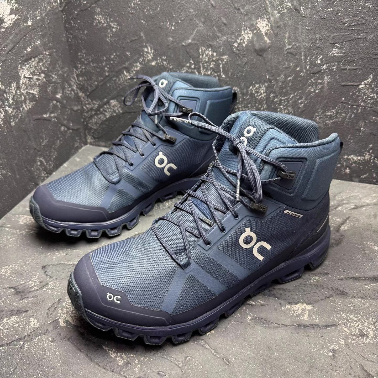 On OnRunningLightweight High-Top Running Shoes, Navy Blue Q10 Size US 11 / EU 44 - 1 Thumbnail
