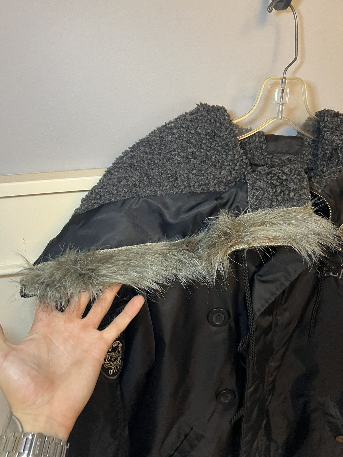 G-Unit Vintage G-Unit brand fur split hood bomber jacket Size US XL / EU 56 / 4 - 13 Thumbnail