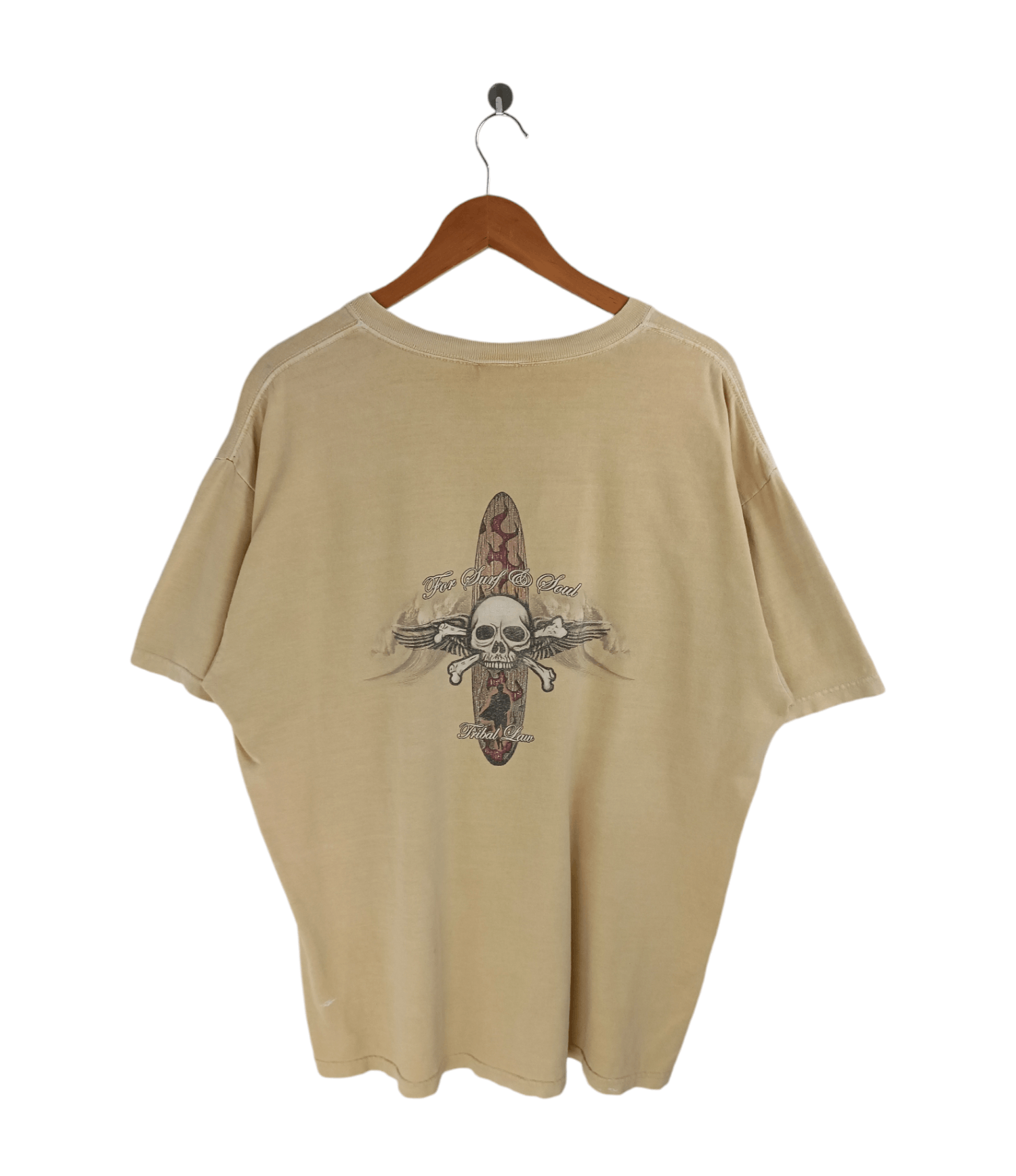 Tribal Streetwear VINTAGE 2000s TRIBAL LAW FOR SURF & SOUL Y2K CRAZY SHIRT Size US XL / EU 56 / 4 - 1 Thumbnail