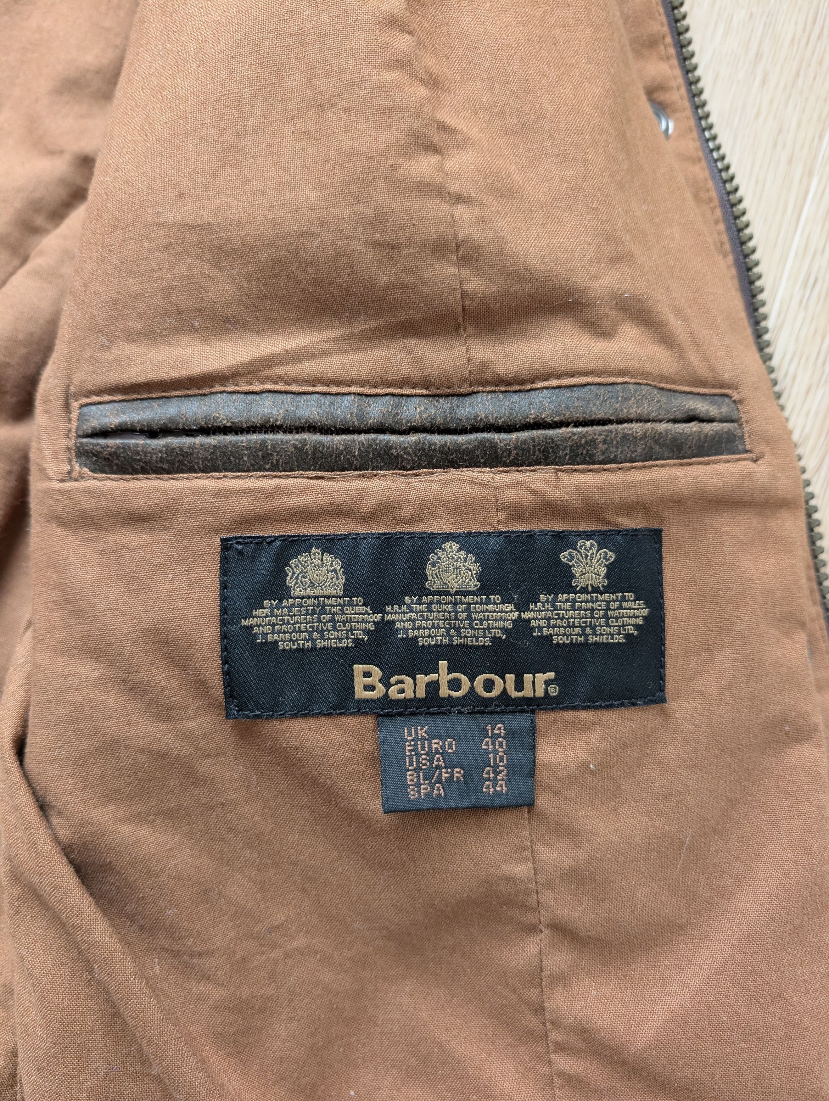 Barbour Barbour L1880 Weather-Worked Utility Waterproof Jacket Size L / US 10 / IT 46 - 7 Thumbnail