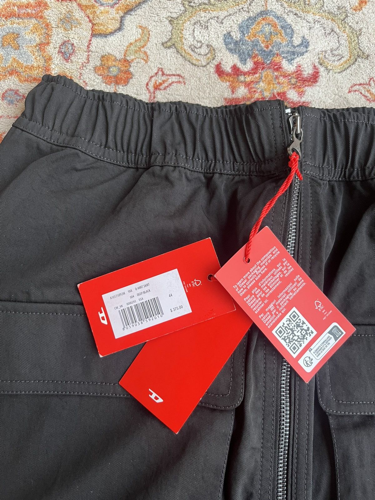 Diesel Diesiel O-MIRT skirt black Size 30" / US 8 / IT 44 - 2 Thumbnail