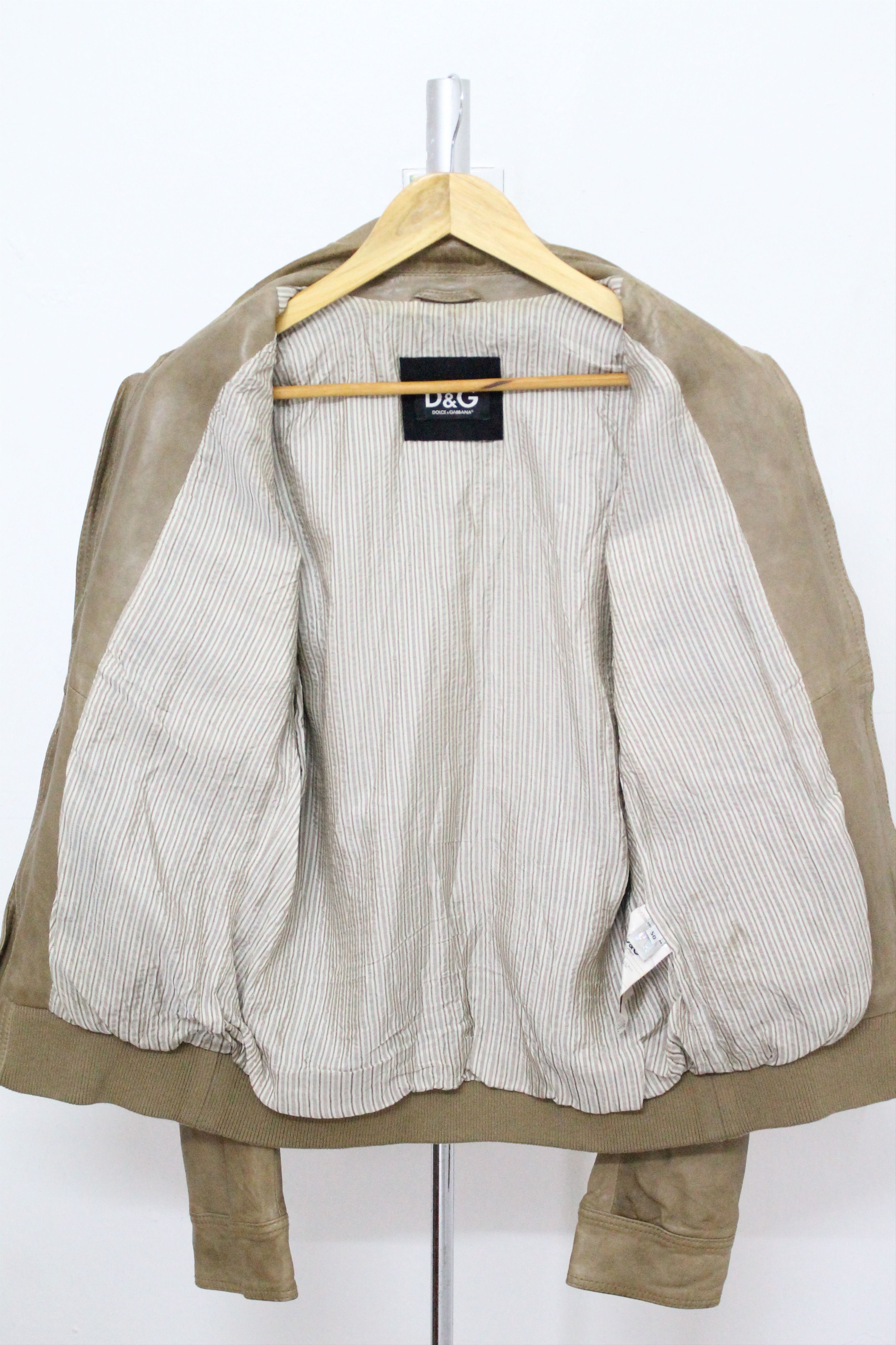 Dolce & Gabbana Vintage DOLCE & GABBANA Leather Jacket. Size US M / EU 48-50 / 2 - 6 Thumbnail