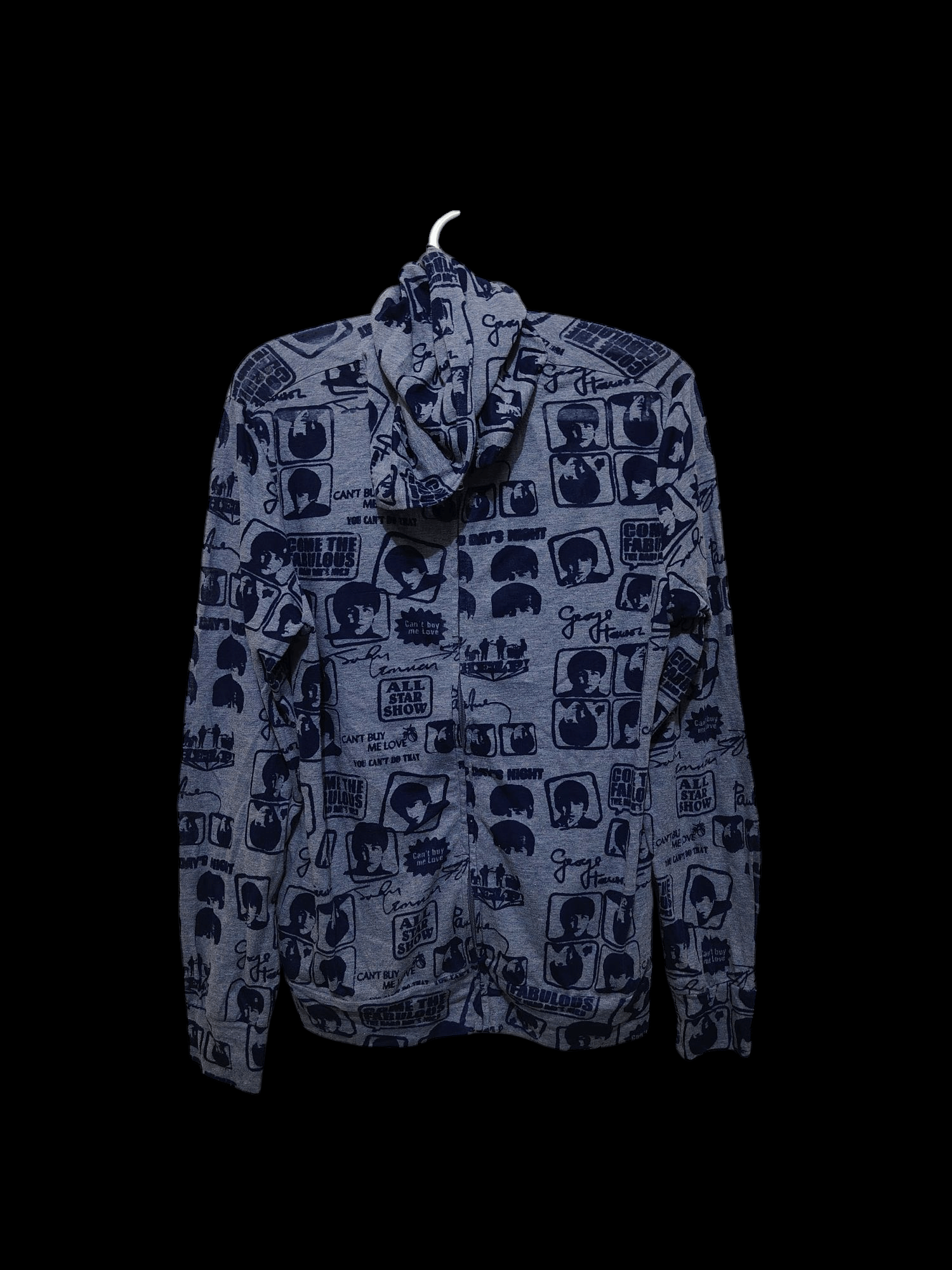 Apple × Band Tees Rare!!! The Beatles Full Printed Soft & Thin Hoodie Jacket Size US M / EU 48-50 / 2 - 14 Thumbnail