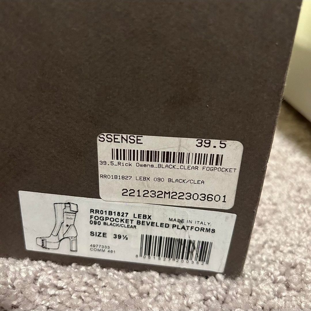 Rick Owens Rick Owens Fogachine Kiss Heels SS22 Size US 7 / EU 40 - 3 Thumbnail