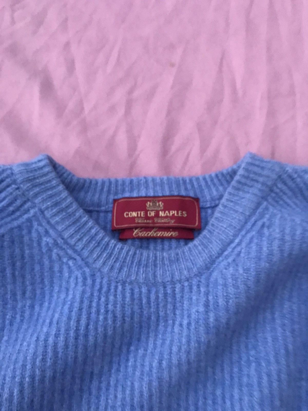 Other THICK RIBBED CASHMERE RAGLAN SHOULDER CREWNECK JUMPER Size L / US 10 / IT 46 - 10 Thumbnail