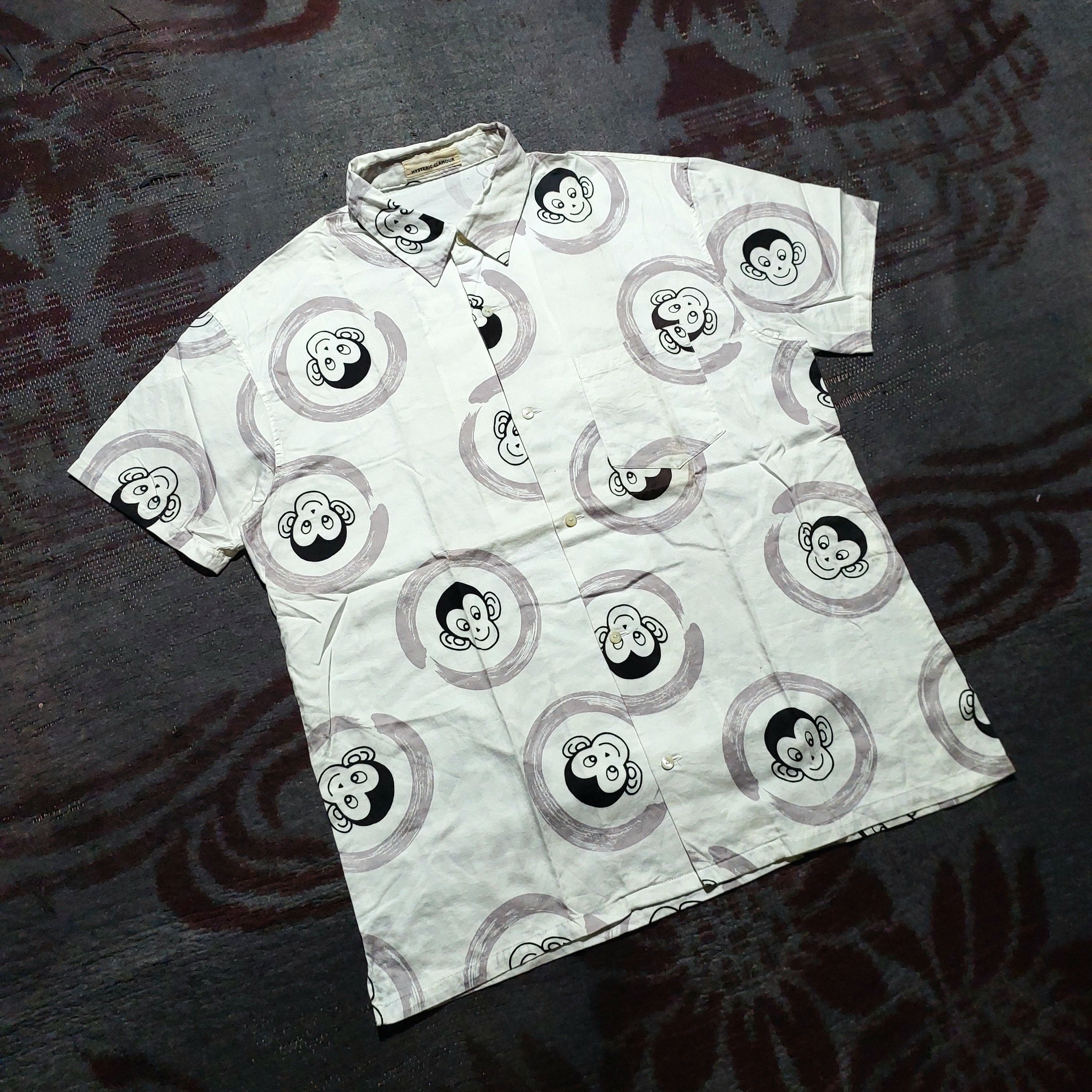Hysteric Glamour Hysteric Glamour smiling monkey shirt Size US M / EU 48-50 / 2 - 2 Thumbnail