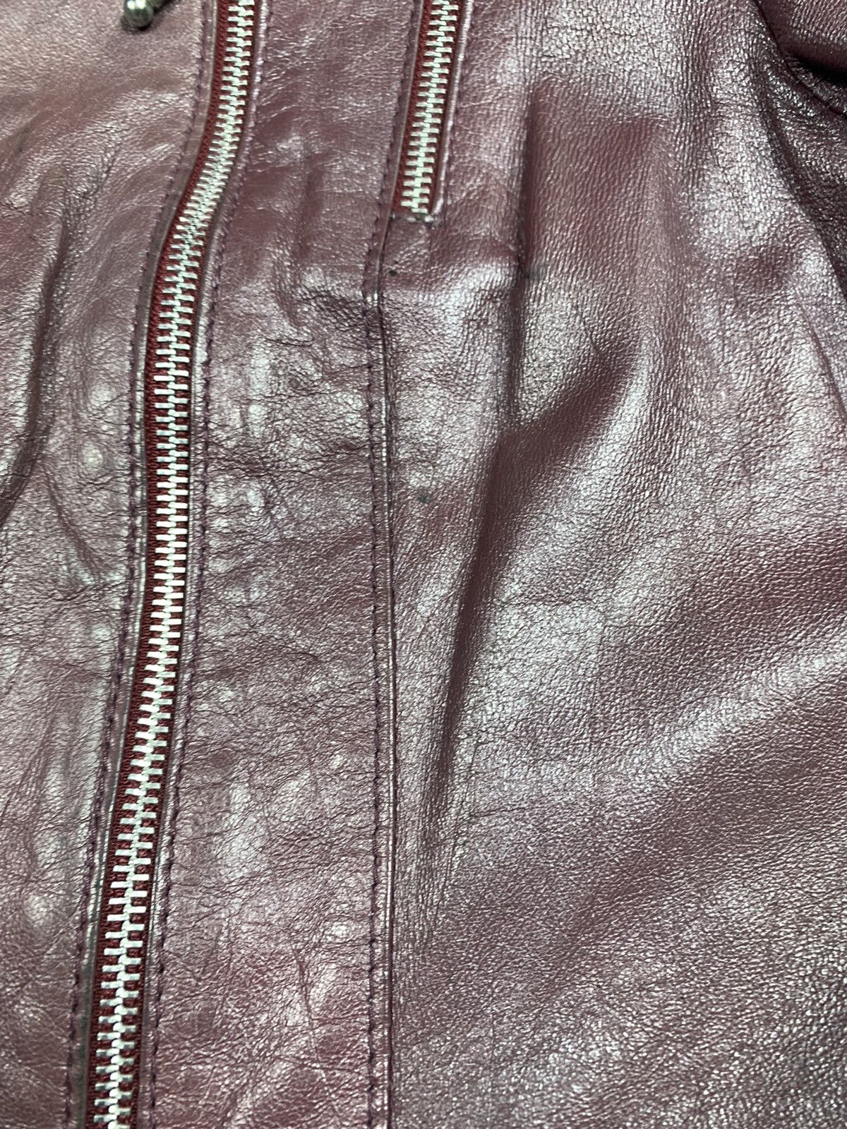 Genuine Leather × Vintage Vintage Y2K Leather cropped jacket opium AvantGarde style Size M / US 6-8 / IT 42-44 - 10 Thumbnail