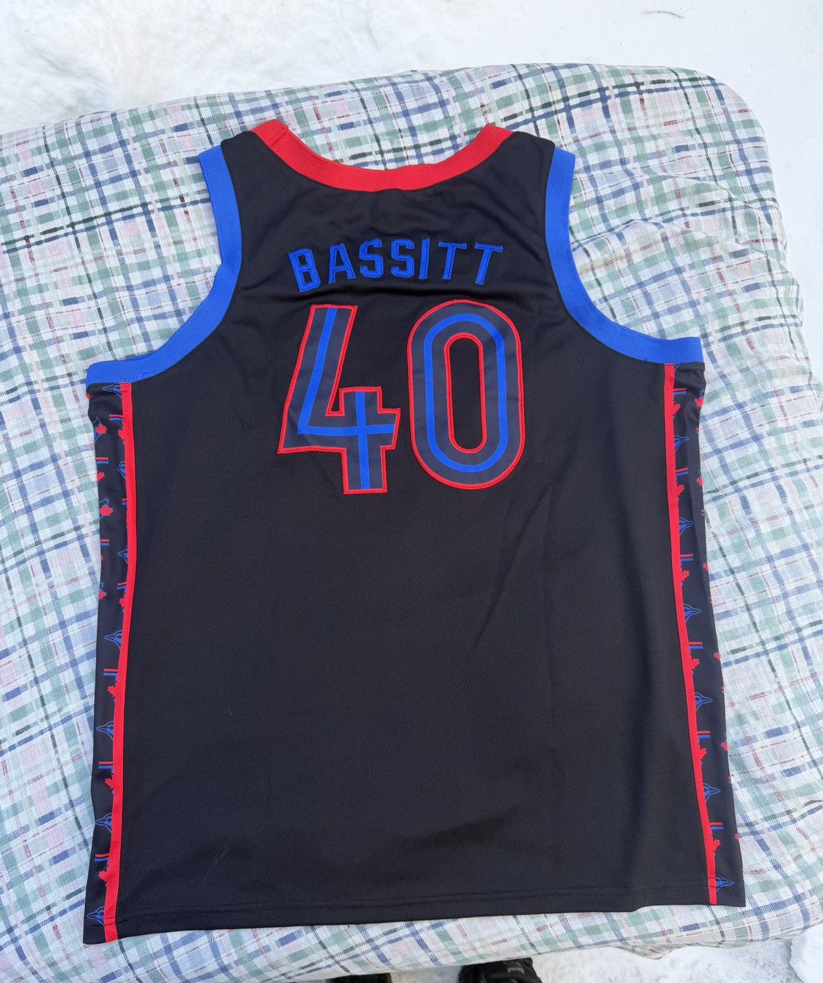 MLB Toronto Blue Jays Promo MLB Chris Bassit Basketball Jersey Size US L / EU 52-54 / 3 - 4 Thumbnail