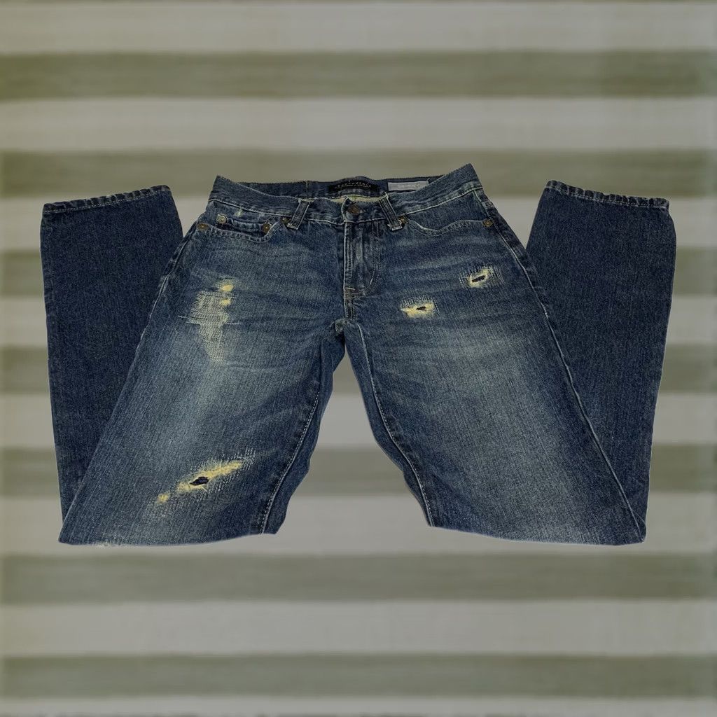 Aeropostale VINTAGE Aeropostale Mens Skinny Jeans 28x30 Distressed Denim Blue 28 Inseam 29.5 Inseam Jeans Mens Skinny Size US 28 / EU 44 - 1 Thumbnail
