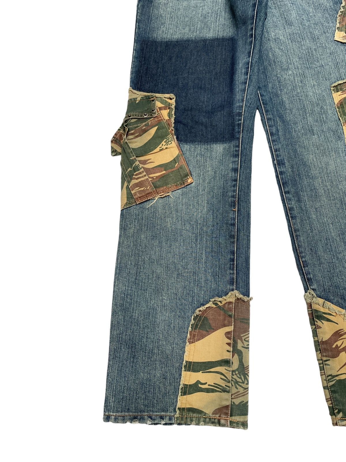 Le Grande Bleu (L.G.B.) Very Rare Vintage Brand Bruce Pee Tactical Baggy Jeans 1990s Size US 31 - 6 Thumbnail