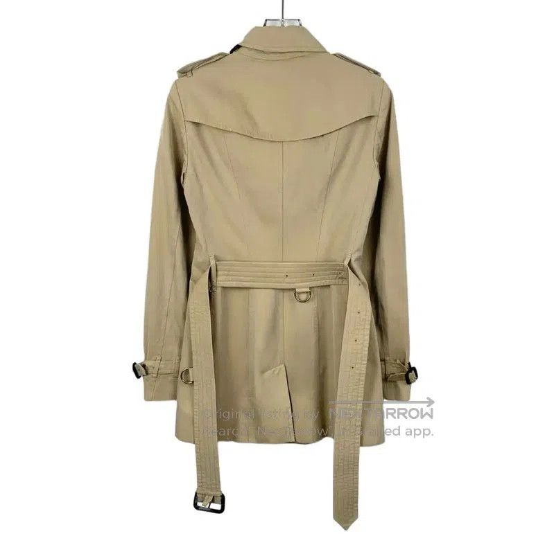 Burberry Burberry Brown Cotton Women's Trench Coat. Size XS / US 0-2 / IT 36-38 - 2 Thumbnail