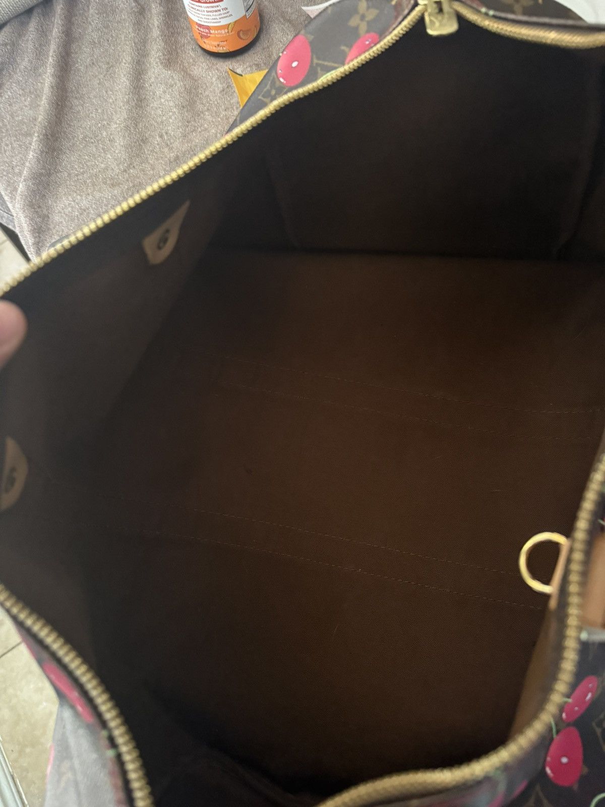 Louis Vuitton Rare 2005 Louis Vuitton Murakami Monogram Cherry Keepall 45 Size ONE SIZE - 7 Thumbnail
