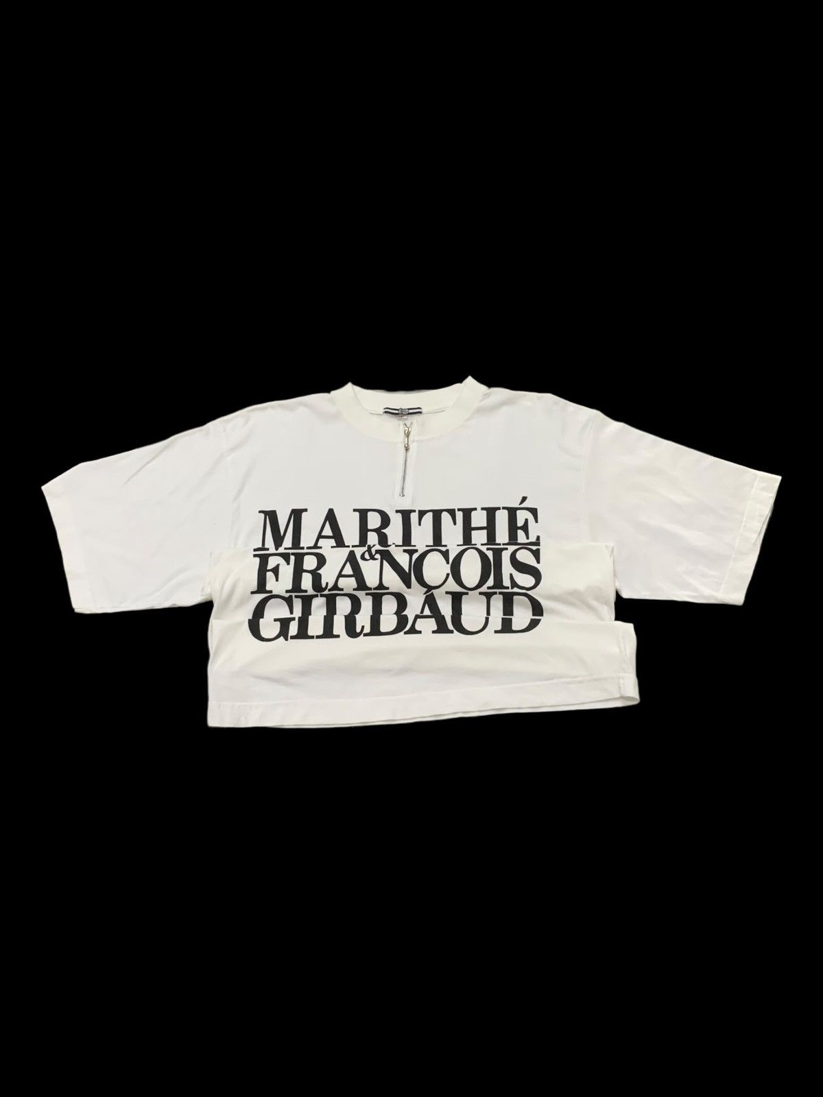20471120 × Marithe + Francois Girbaud Marithe Francois Girbaud Trompeil Zipper Neck TShirt Size US L / EU 52-54 / 3 - 2 Thumbnail