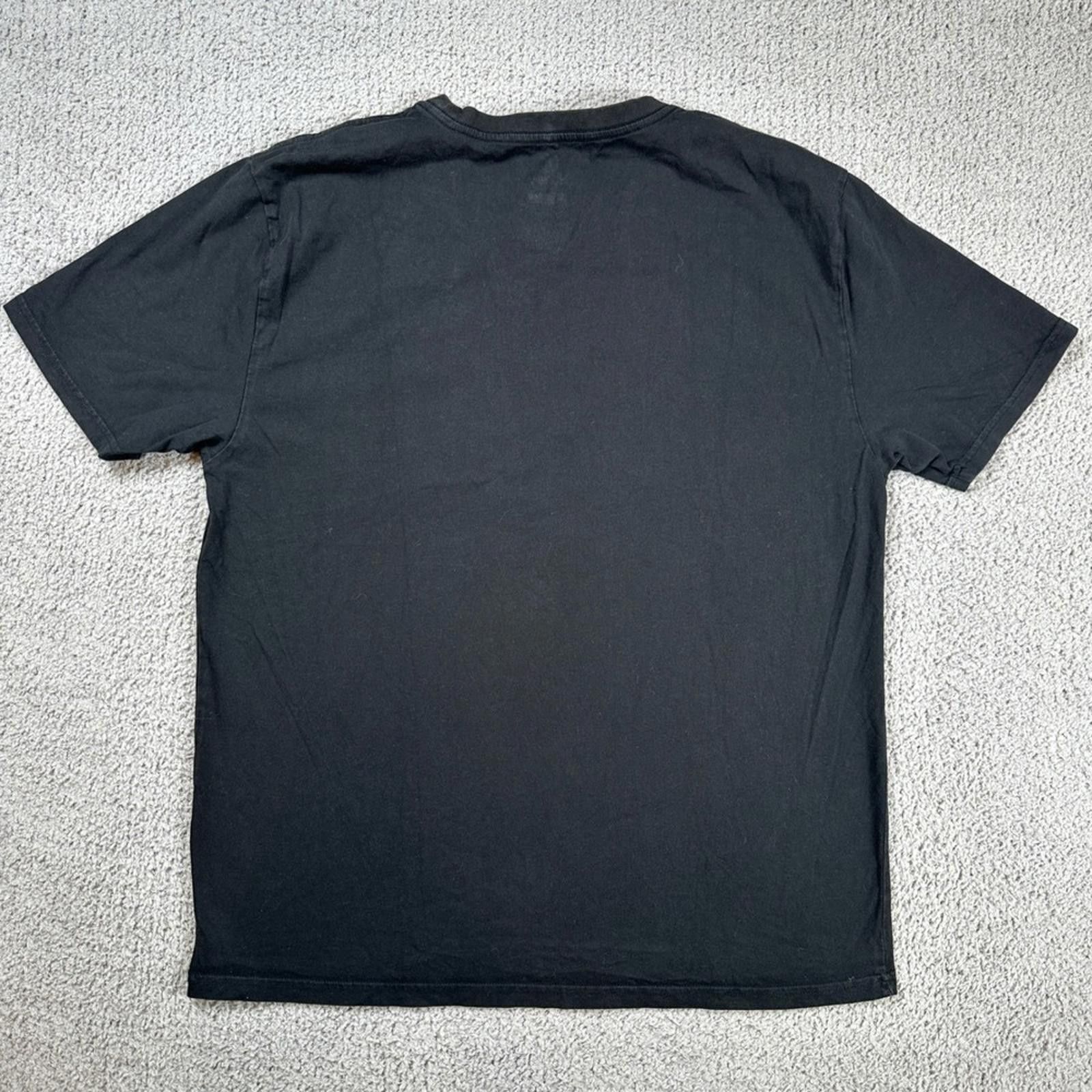 Hurley Hurley Mens Black Graphic T Shirt Large Cotton 1999 Logo Tee Size US L / EU 52-54 / 3 - 3 Thumbnail