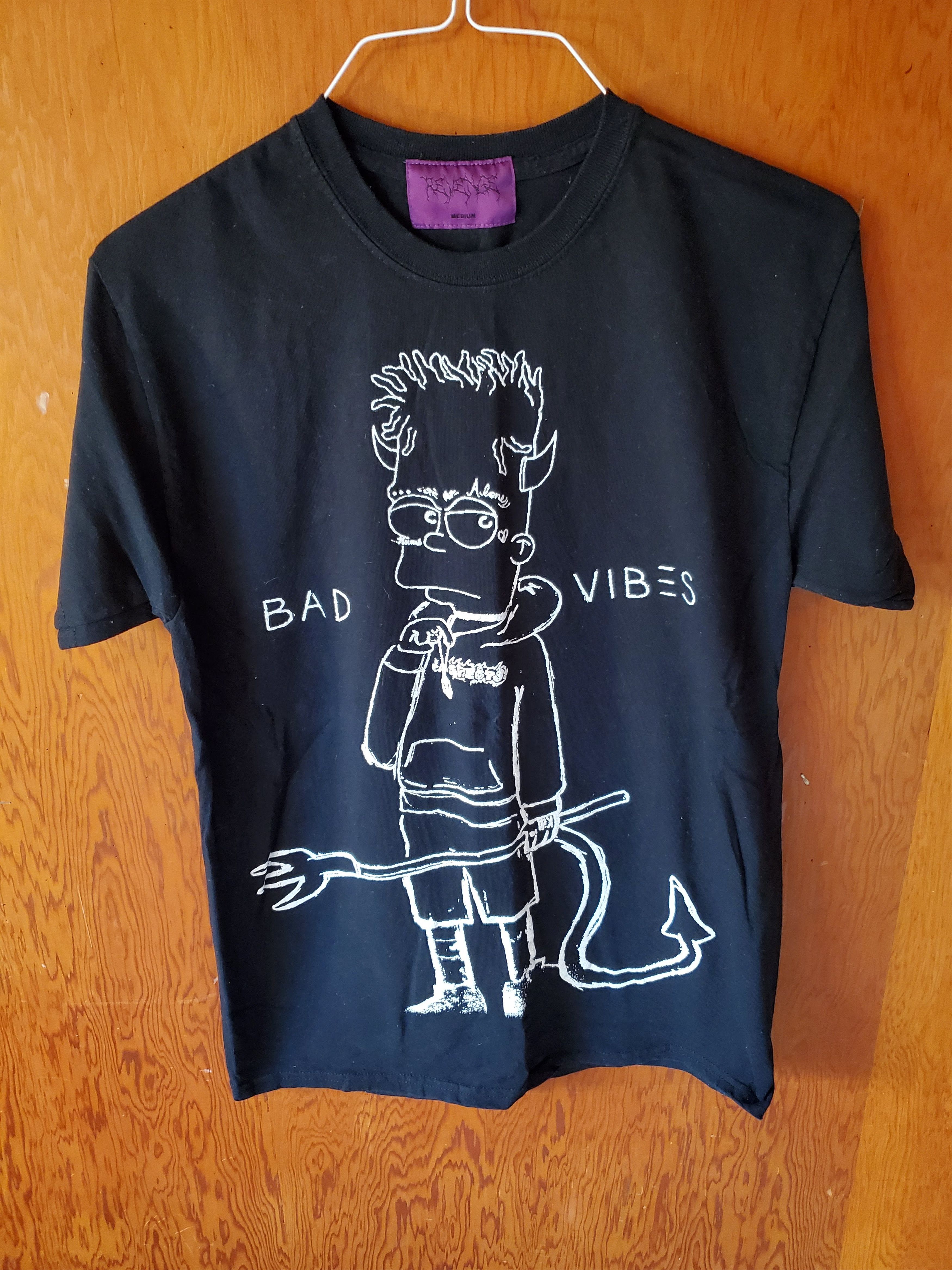 Revenge Revenge XXXTENTACION BART SIMPSON BAD VIBES FOREVER TSHIRT Size US M / EU 48-50 / 2 - 1 Thumbnail
