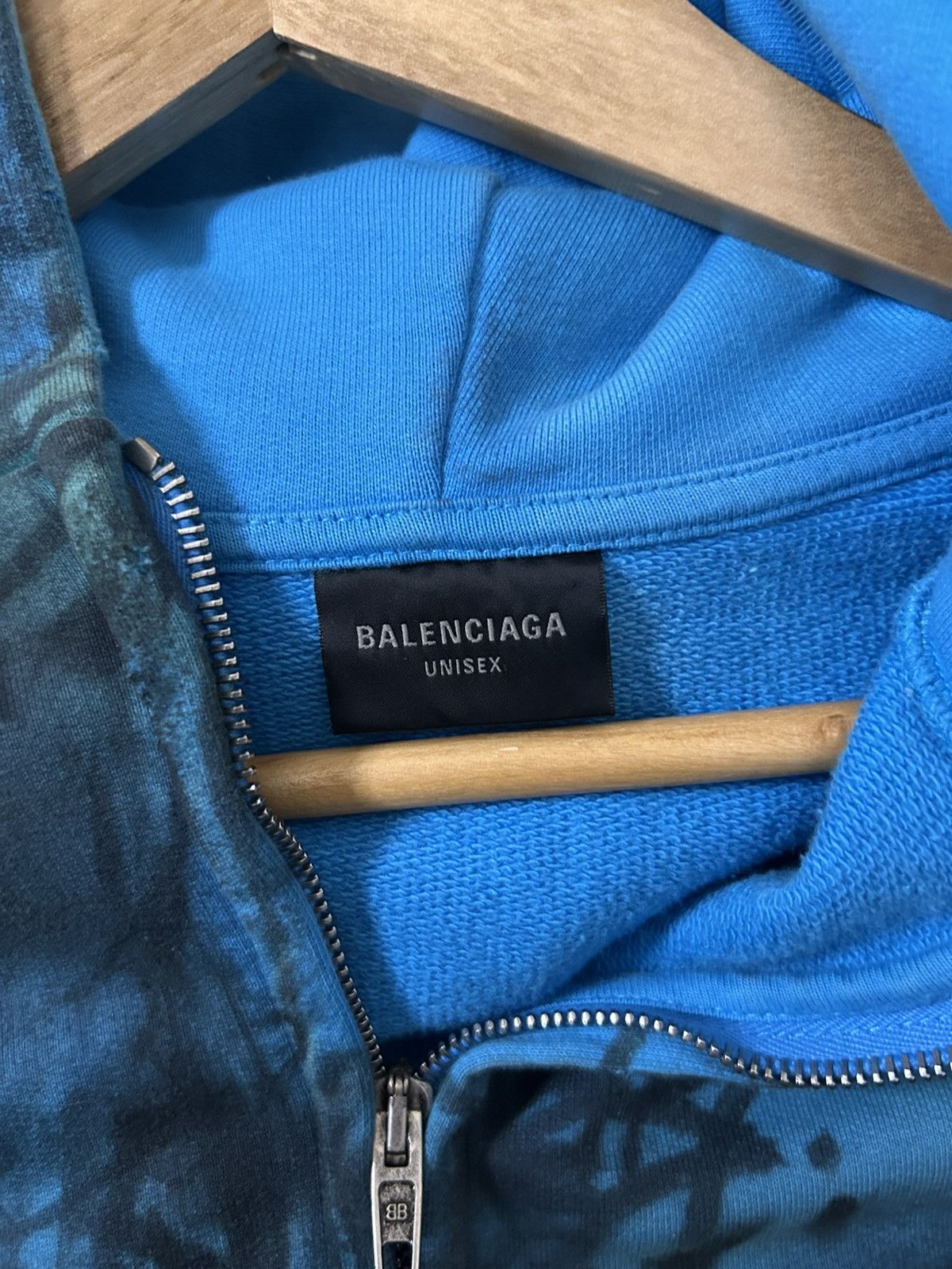Balenciaga Balenciaga Blue Skater Hoodie Size US M / EU 48-50 / 2 - 5 Thumbnail
