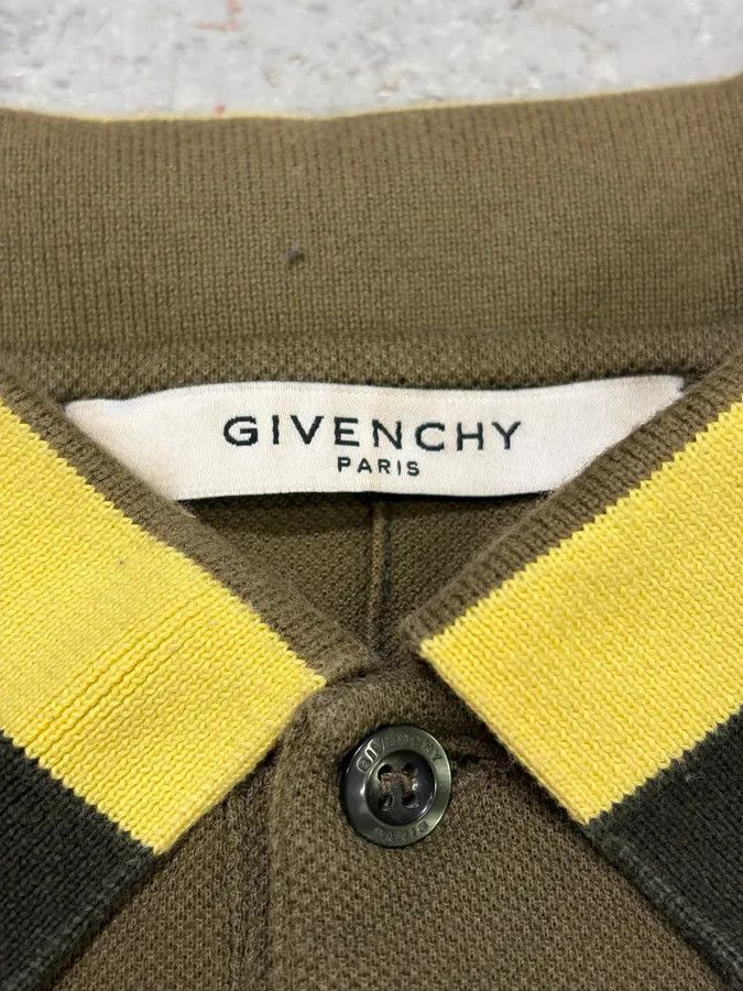 Givenchy SS2017 Givenchy Yellow & Brown Harmony Polo Size US S / EU 44-46 / 1 - 5 Thumbnail