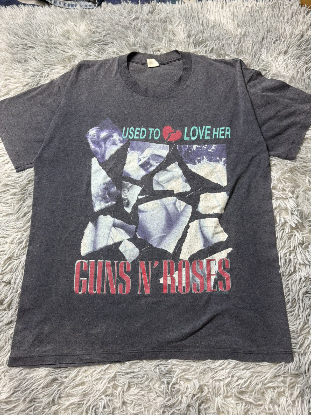 Guns N' Roses Vintage Gun N Roses 1989 Used To Love Her Size US L / EU 52-54 / 3 - 1 Thumbnail