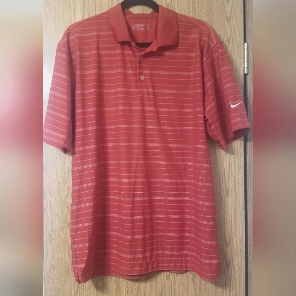 Nike Nike Fit Dry Red Polo Shirt Size Large Size US L / EU 52-54 / 3 - 1 Thumbnail