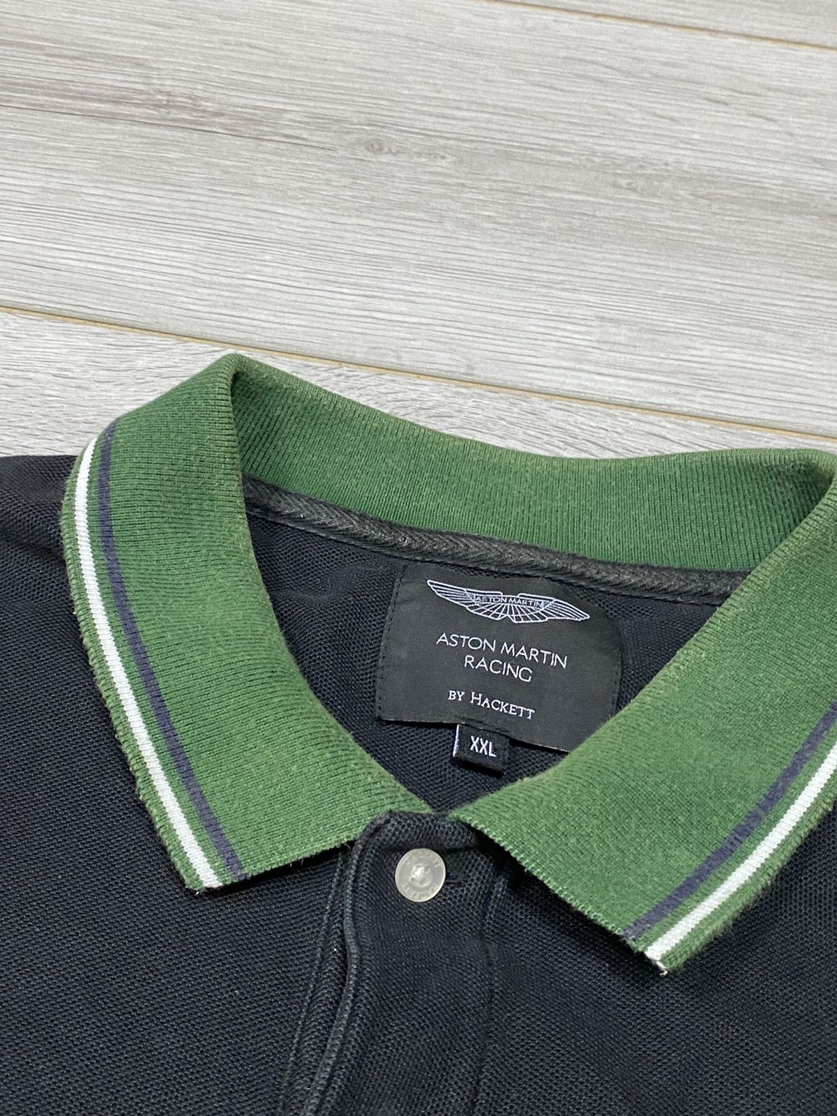 Hackett Rare Aston Martin Racing by Hackett Color Block Polo Shirt Size US XXL / EU 58 / 5 - 4 Thumbnail