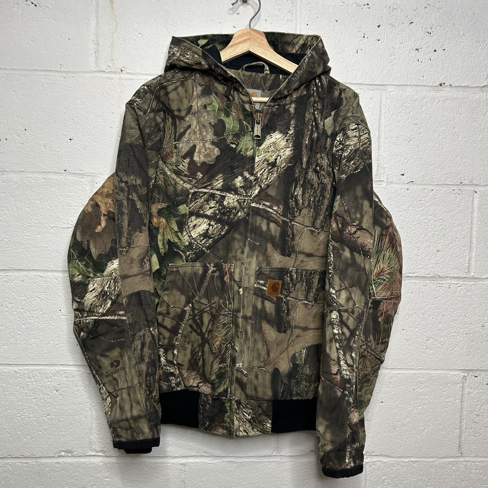 ジャケット・アウター Carhartt Active Jacket J144 CMO USA Vintage Carhartt Hooded Active Jacket J144 CMO Camo Realtree