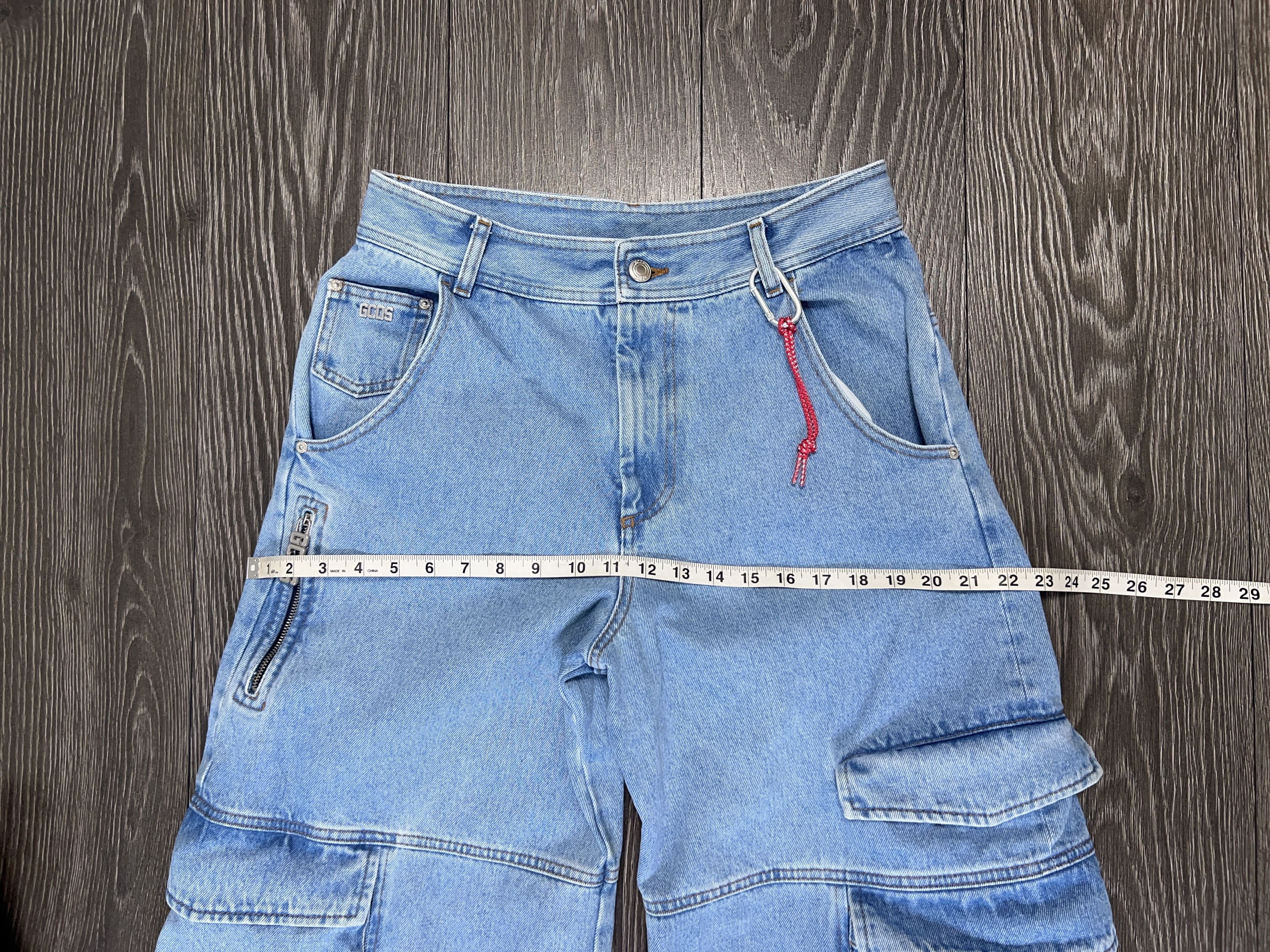 GCDS Ultracargo Denim Multipocket Pants Jeans Wide Leg Size 33 Size US 33 - 15 Thumbnail