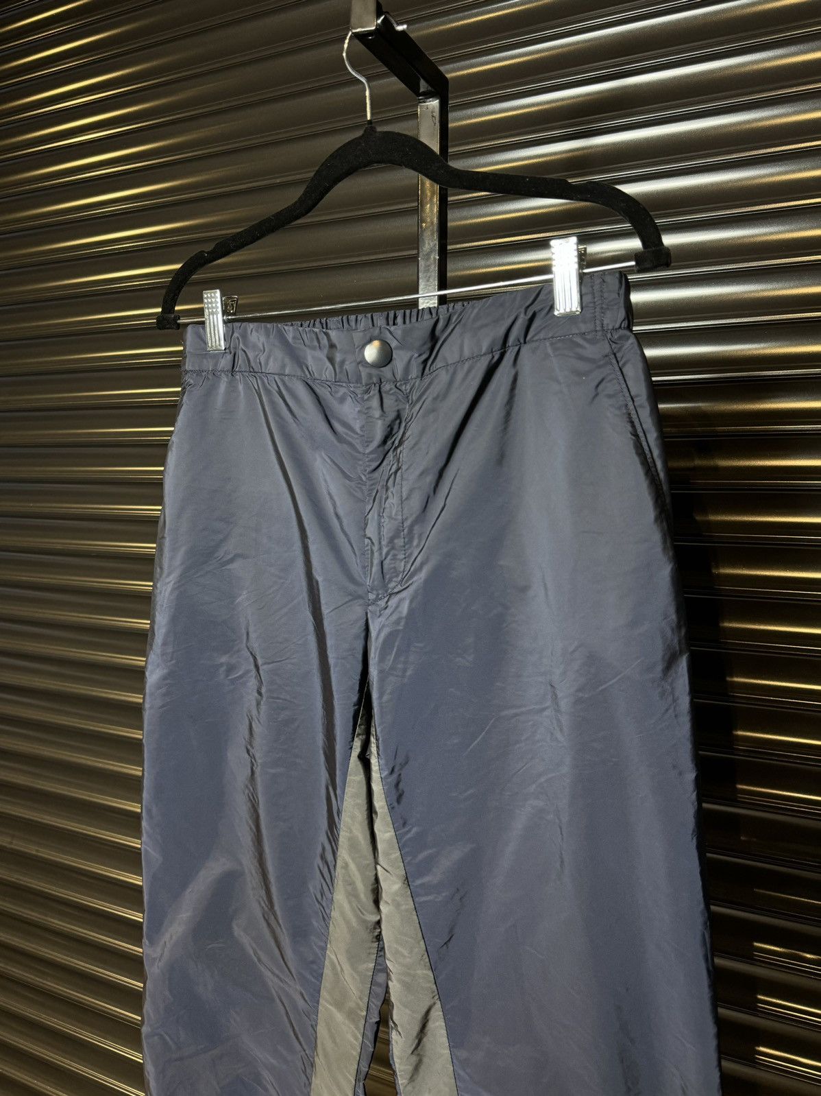 Prada Prada Re-Nylon Patch Logo Navy Nylon Track Pants - Size 50 Size US 32 / EU 48 - 5 Thumbnail