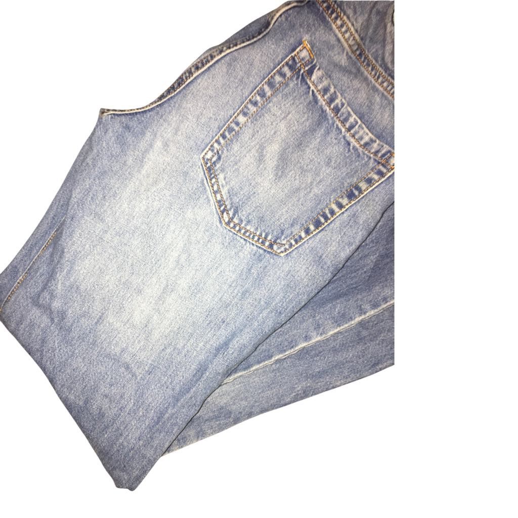Other Baggy Jeans Loose Grunge Wide Leg Adjustable Waist 26"-34" Size 28" / US 6 / IT 42 - 3 Thumbnail