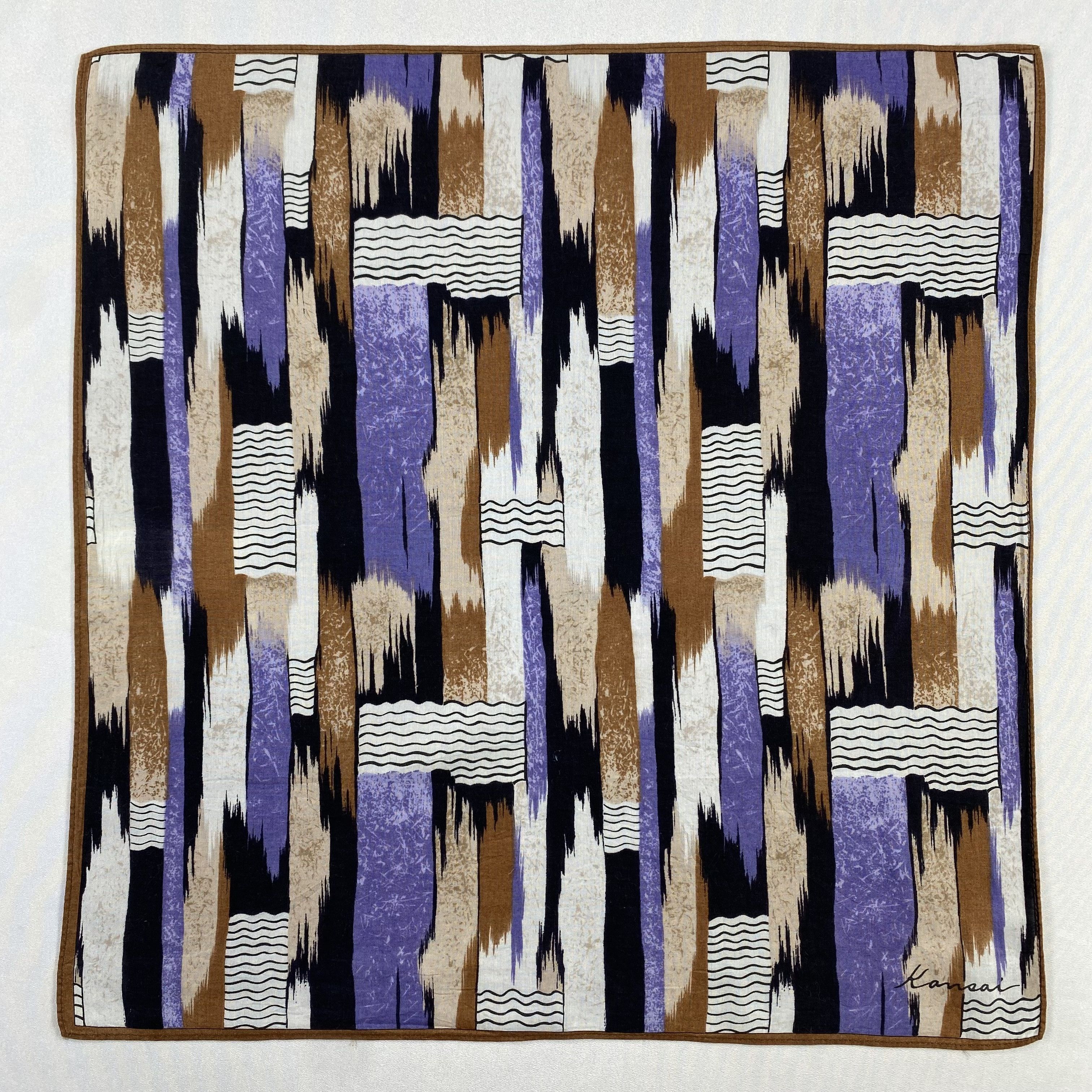 Kansai Yamamoto × Vintage Kansai Yamamoto Bandana/ Handkerchief / Neckerchief-P766 Size ONE SIZE - 1 Thumbnail