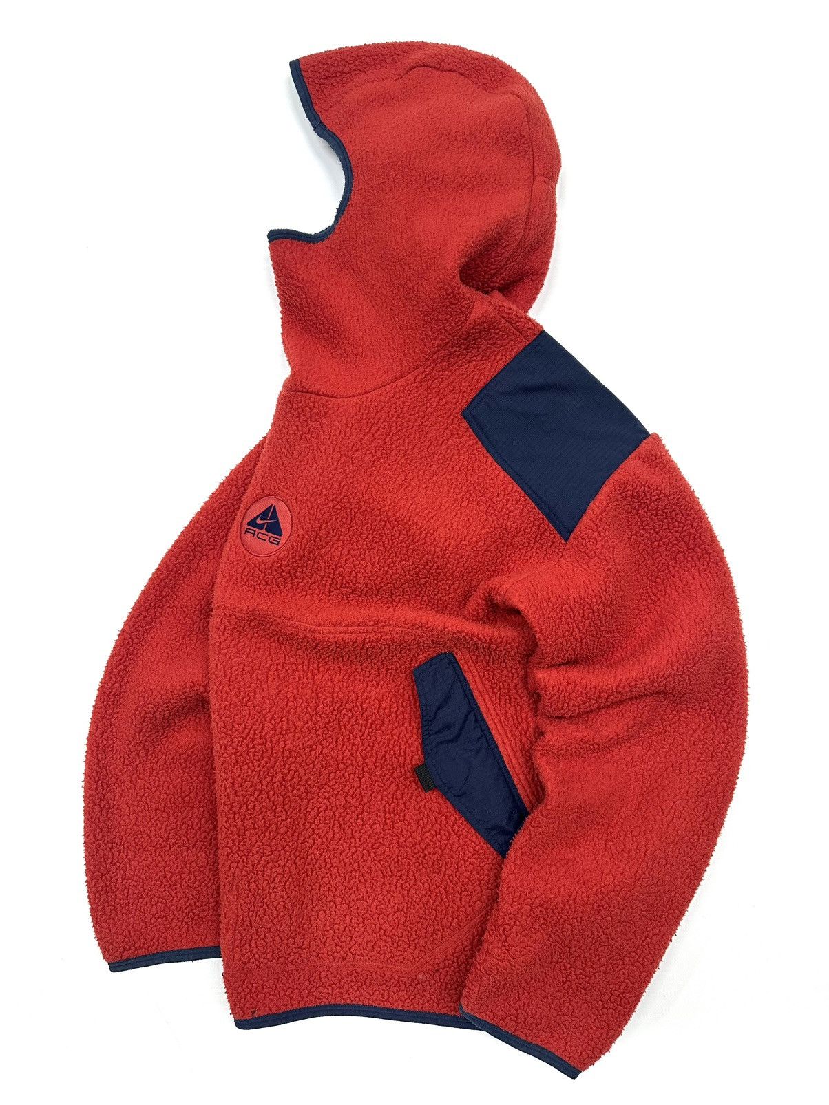 Nike ACG Vintage Rare Nike ACG Fleece Sherpa Ninja Mask Hoodie Size US XXL / EU 58 / 5 - 1 Thumbnail