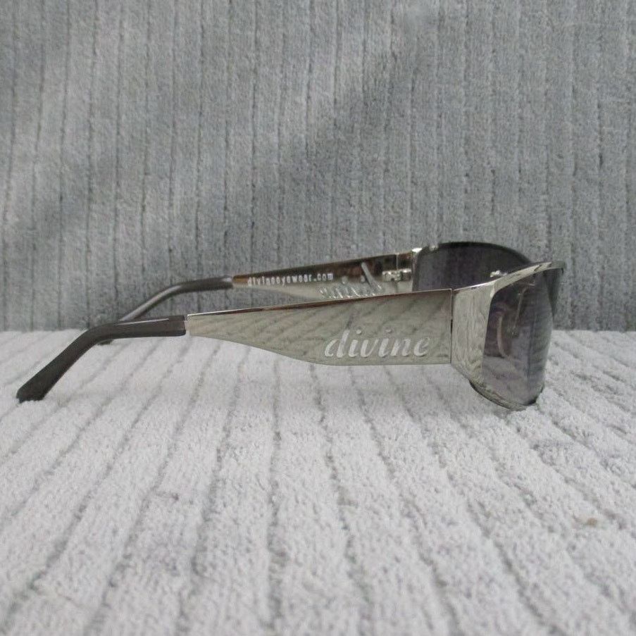 Other New Divine Eyewear Flirt Chrome/Smoke Gradient Sunglasses Size ONE SIZE - 5 Thumbnail