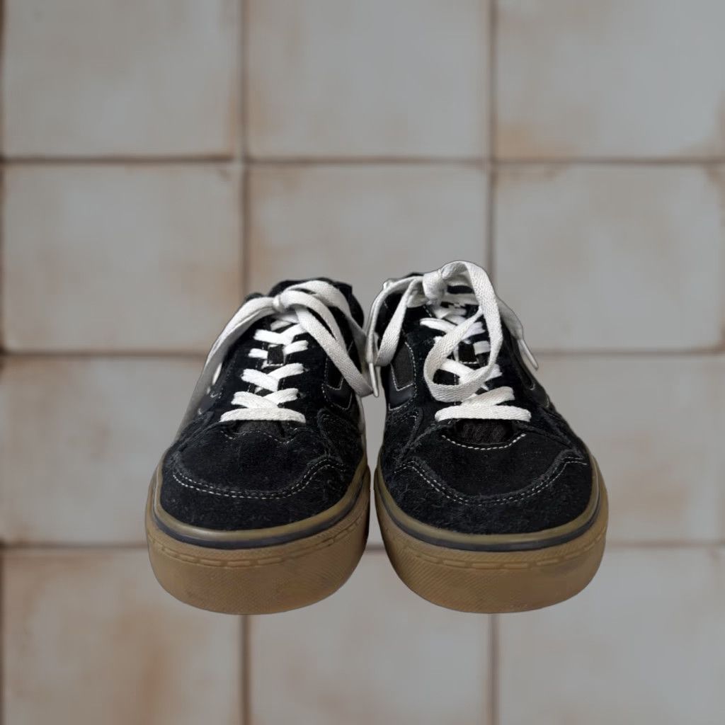 Vans VANS Sneakers Caldrone Black Low Top Suede Lace Up Mens 12 Shoe Athletic Vans Shoes Black Mens Size 12 Size US L / EU 52-54 / 3 - 1 Thumbnail