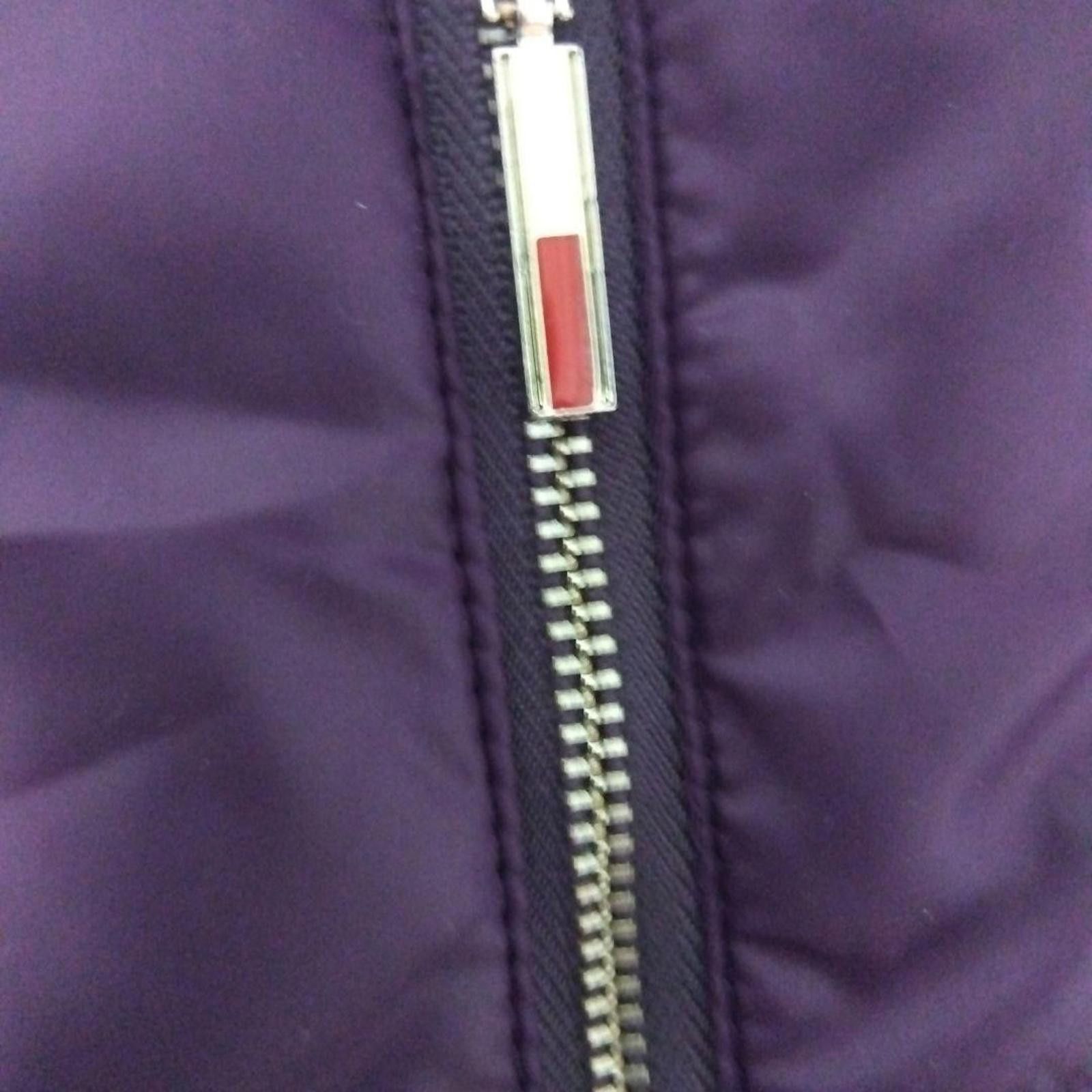 Tommy Hilfiger Tommy Hilfiger - Purple Puffer Jacket with Faux Fur Hood Size M / US 6-8 / IT 42-44 - 7 Thumbnail