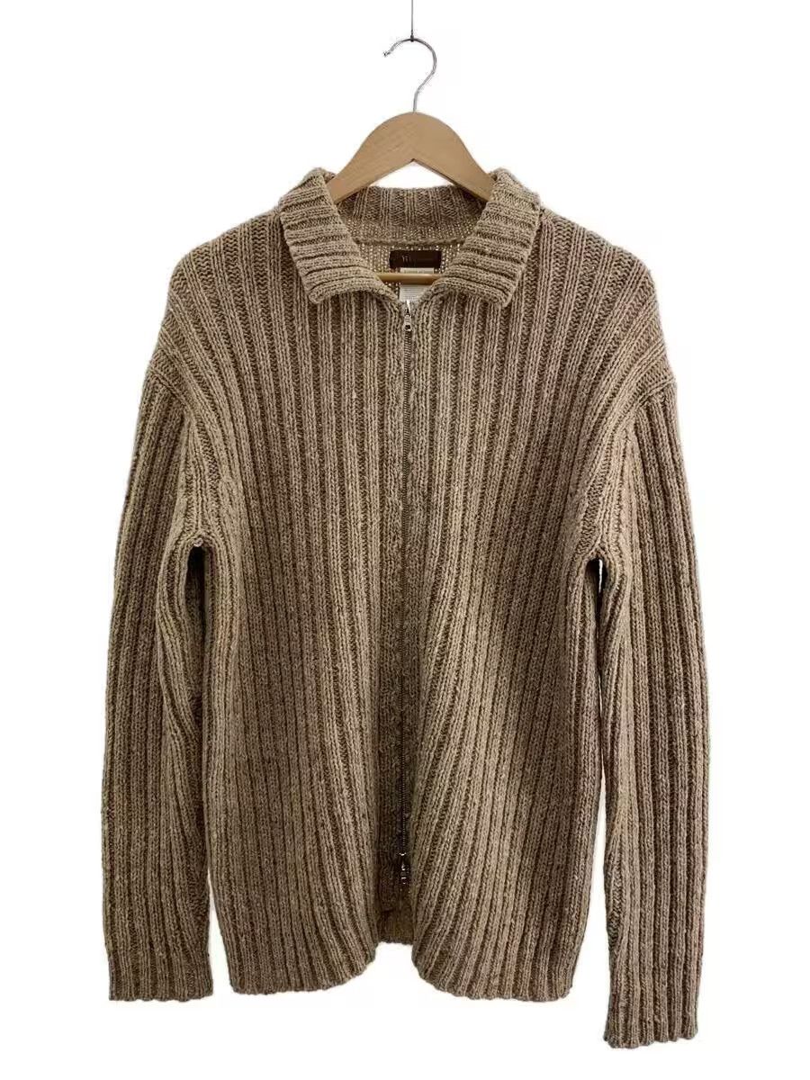 Y's for Men × Yohji Yamamoto Ribbed Wool Zip Knit Sweater Size US L / EU 52-54 / 3 - 1 Thumbnail