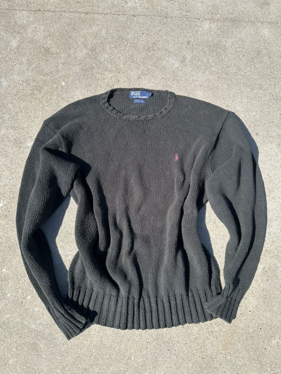 Polo Ralph Lauren Grey polo ralph Lauren knit sweater Size US L / EU 52-54 / 3 - 1 Thumbnail