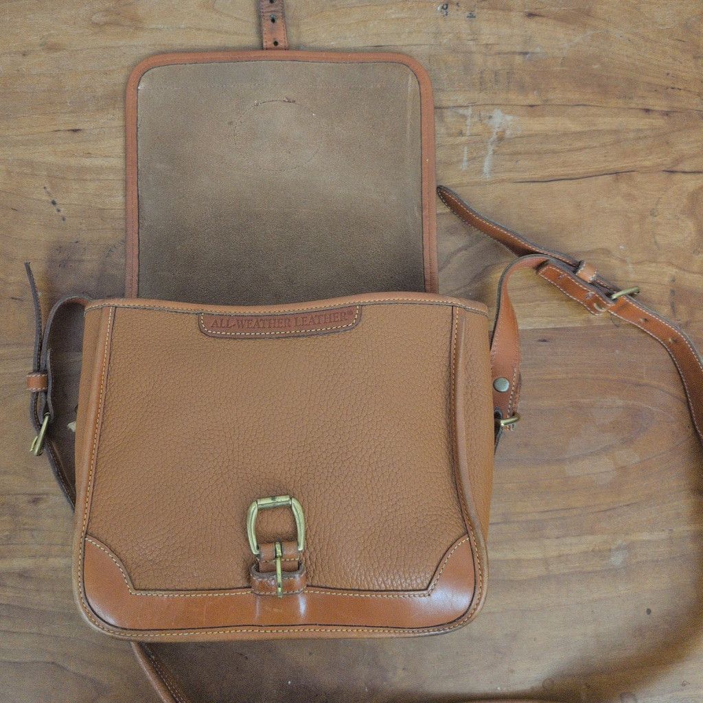 Dooney & Bourke × Vintage Vintage Dooney & Bourke AWL Crossbody Brown Purse Size ONE SIZE - 4 Thumbnail
