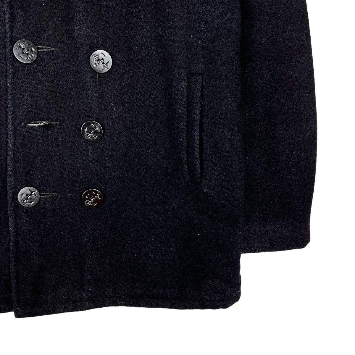 Schott 🔥 VINTAGE SCHOTT NAVY PEACOAT Size US M / EU 48-50 / 2 - 7 Thumbnail