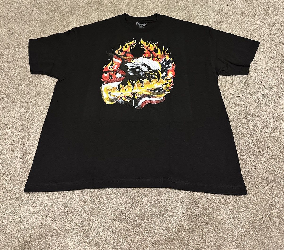 Foulplay Company Foulplay Hellrider Eagle USA Flame T-Shirt 2XL Size US XXL / EU 58 / 5 - 2 Thumbnail