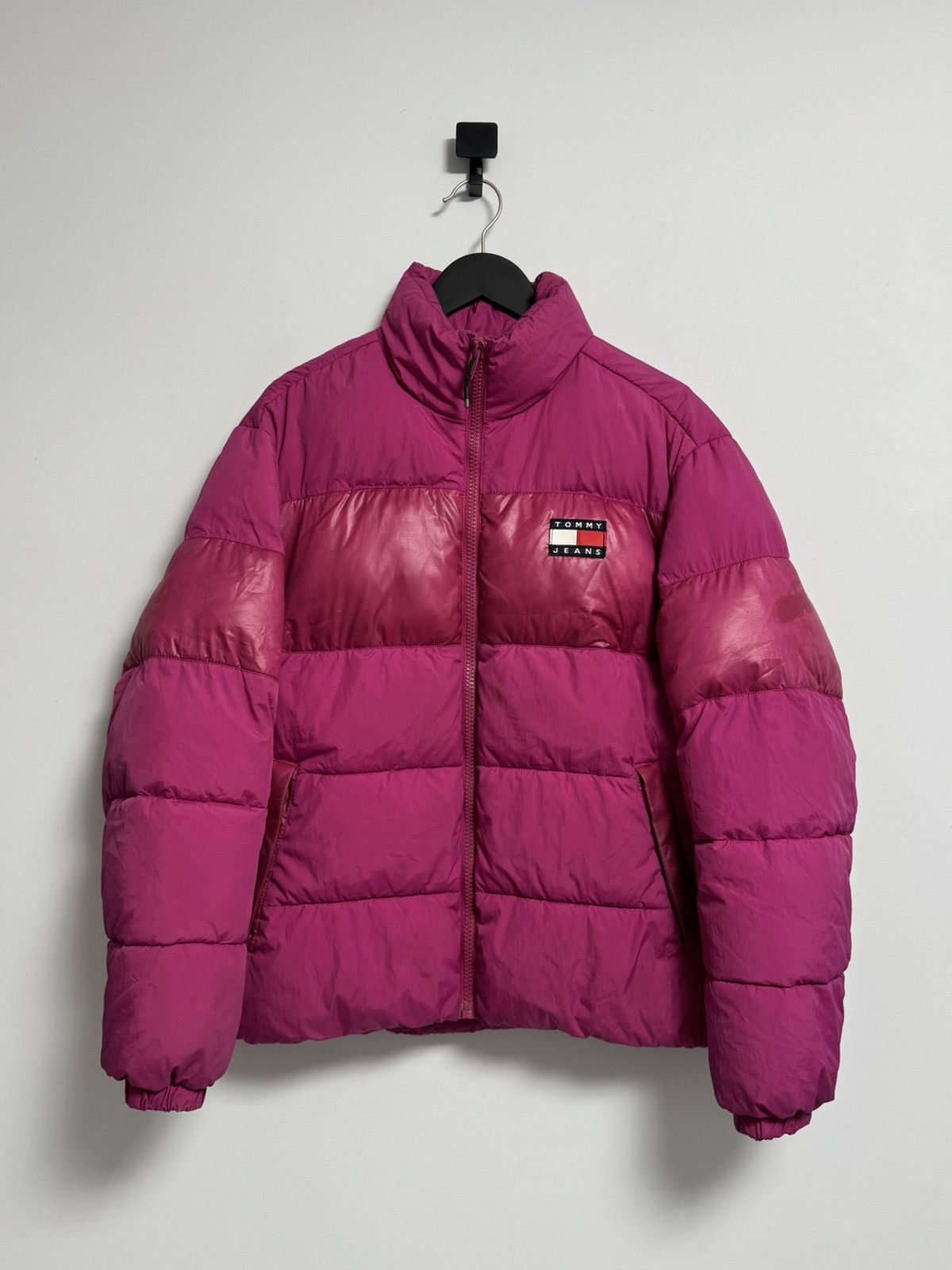 Tommy Hilfiger TOMMY HILFIGER BERRY FULL ZIP JACKET PUFFER COAT OUTERWEAR Size US S / EU 44-46 / 1 - 1 Thumbnail