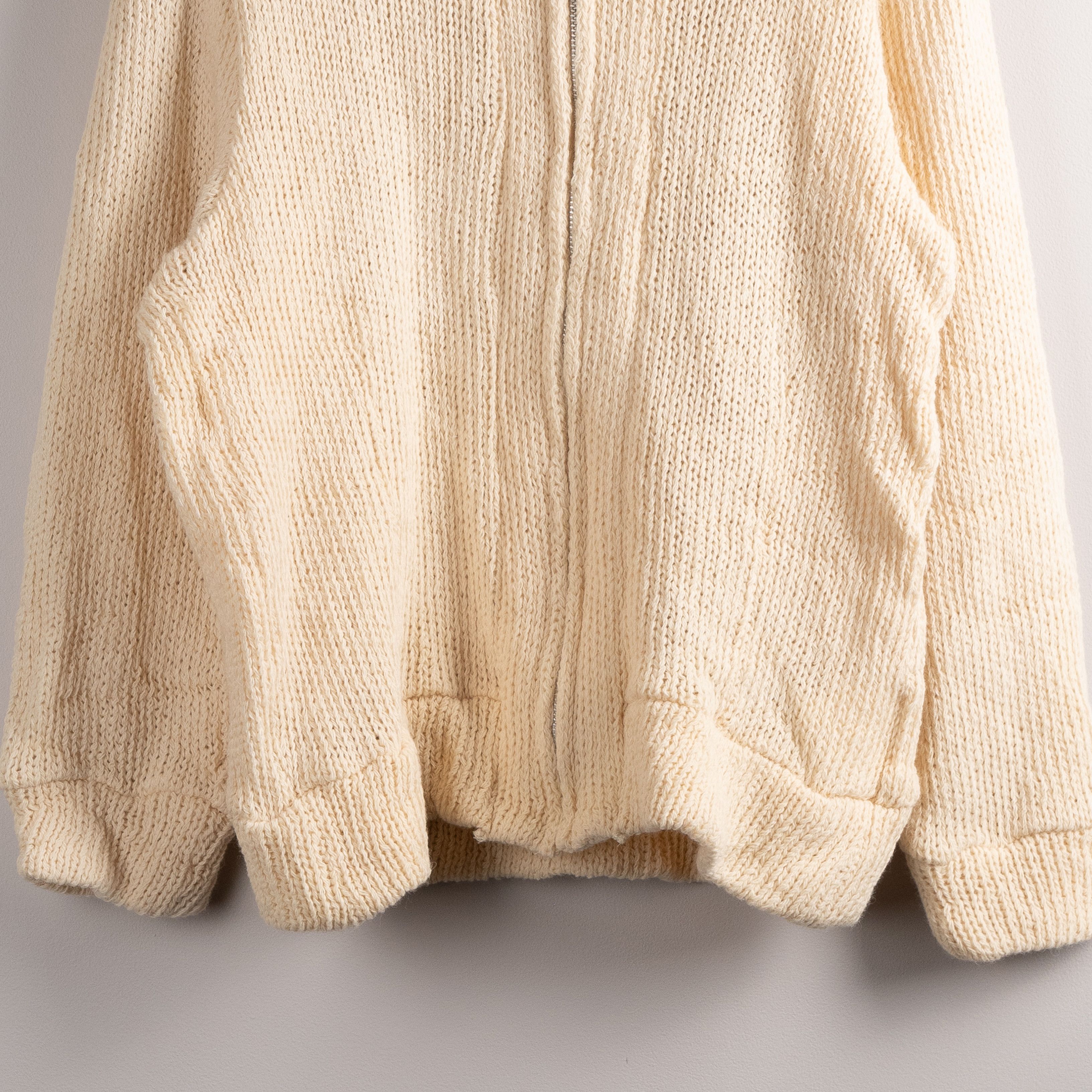 Comme des Garcons Homme Plus Comme Des Garcons Homme Plus 1998 Zip Up Cardigan Cream Size US S / EU 44-46 / 1 - 4 Thumbnail