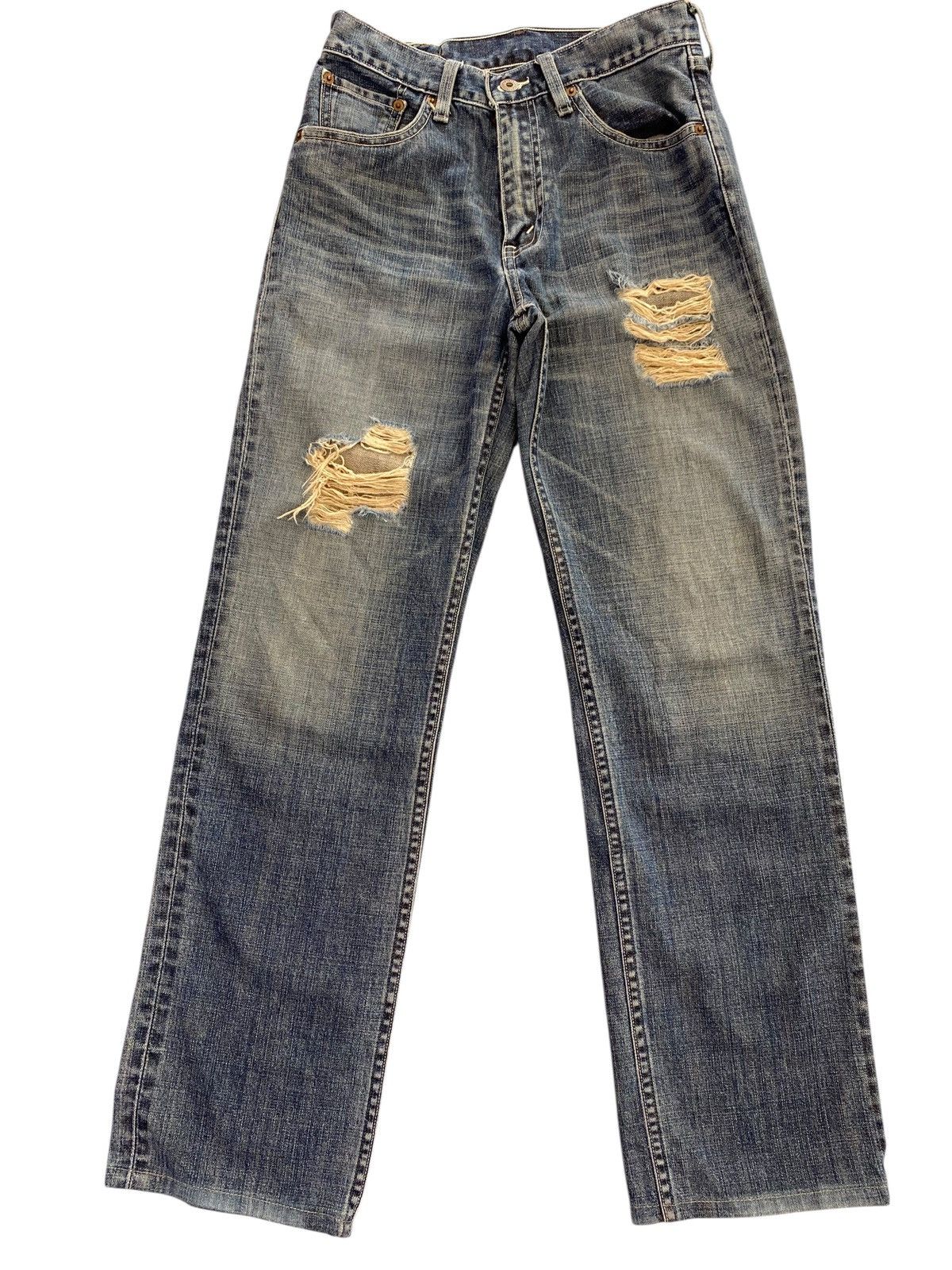 Levi's Levi’s Distressed Faded Wash Style Loose Jeans Size US 28 / EU 44 - 1 Thumbnail