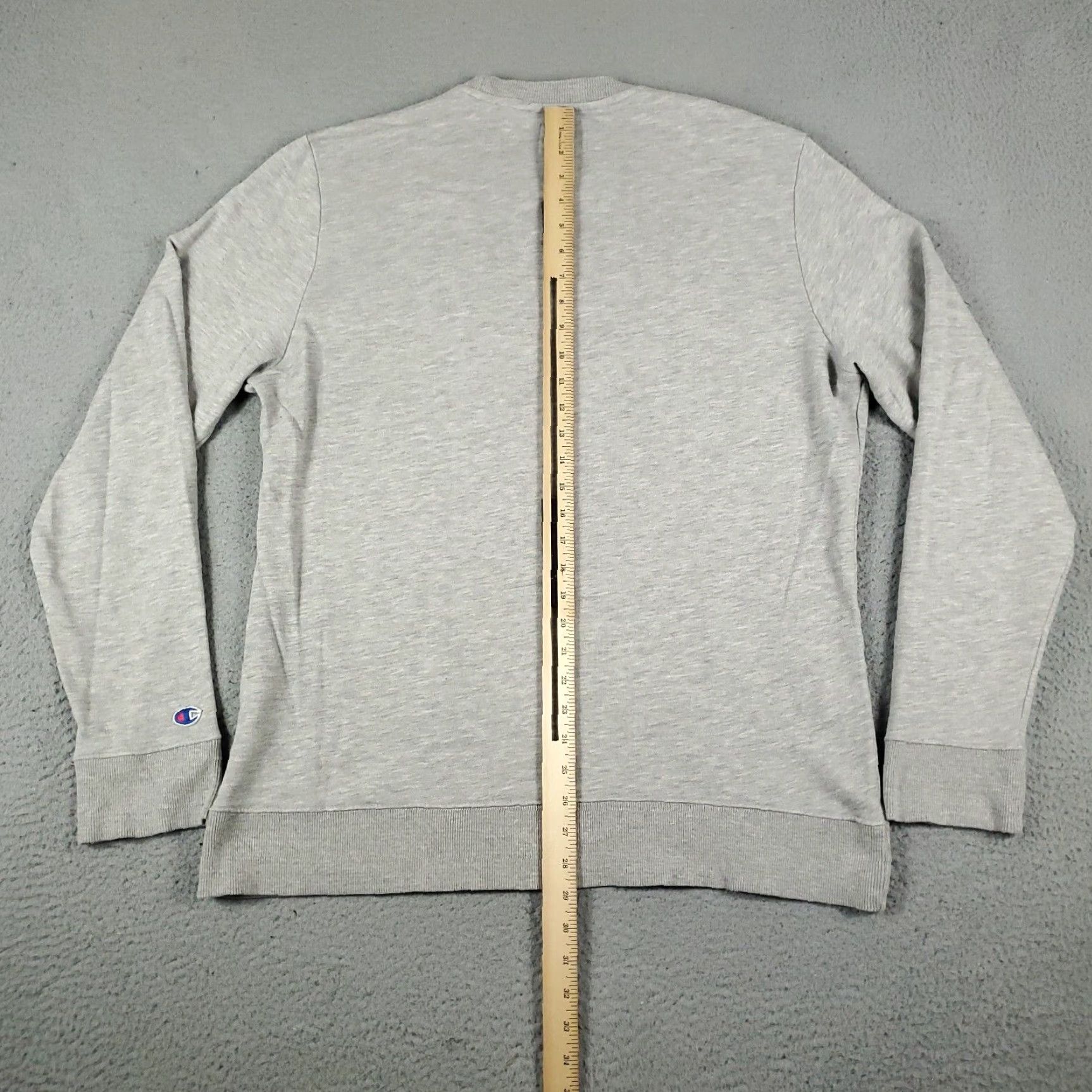 Champion Mens Champion Sweater Large Gray Casual Pullover Long Sleeve Sweatshirt Size US L / EU 52-54 / 3 - 6 Thumbnail