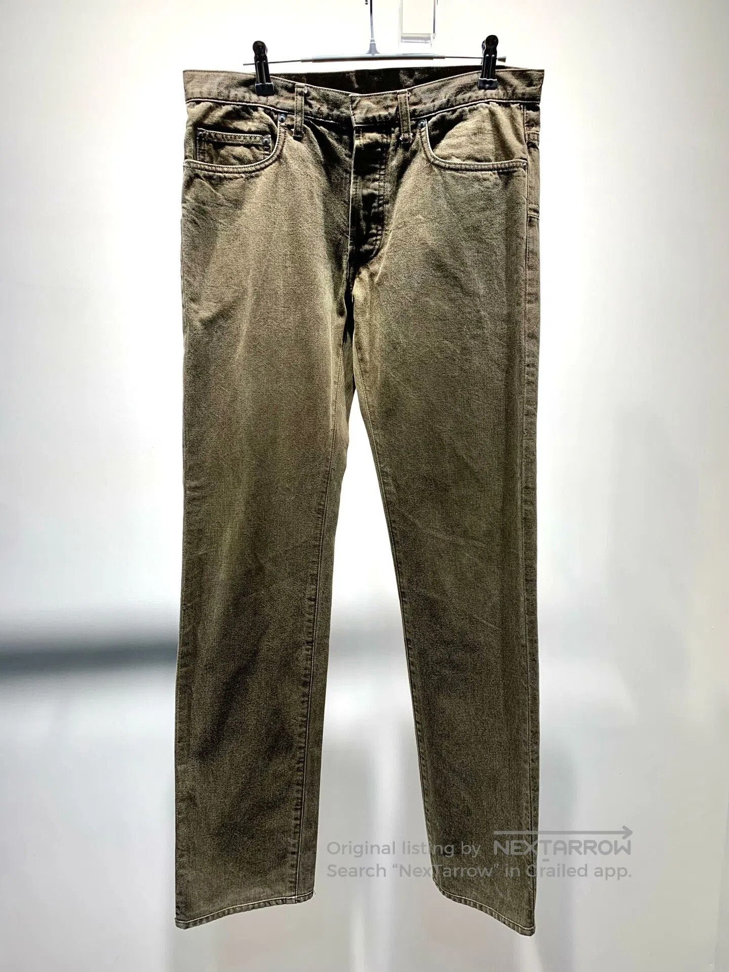 Dior Dior Brown Distressed Straight Denim Pants. Size US 32 / EU 48 - 1 Thumbnail
