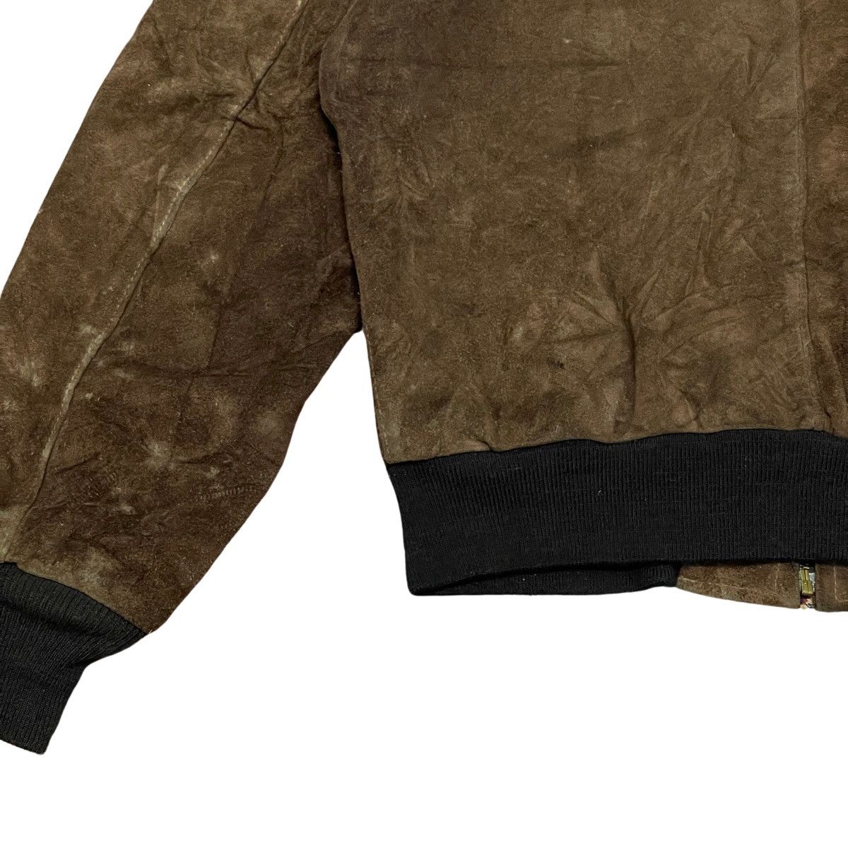 Schott Vintage Schott NYC Made in USA Suede Leather Bomber Jacket Size US M / EU 48-50 / 2 - 14 Thumbnail