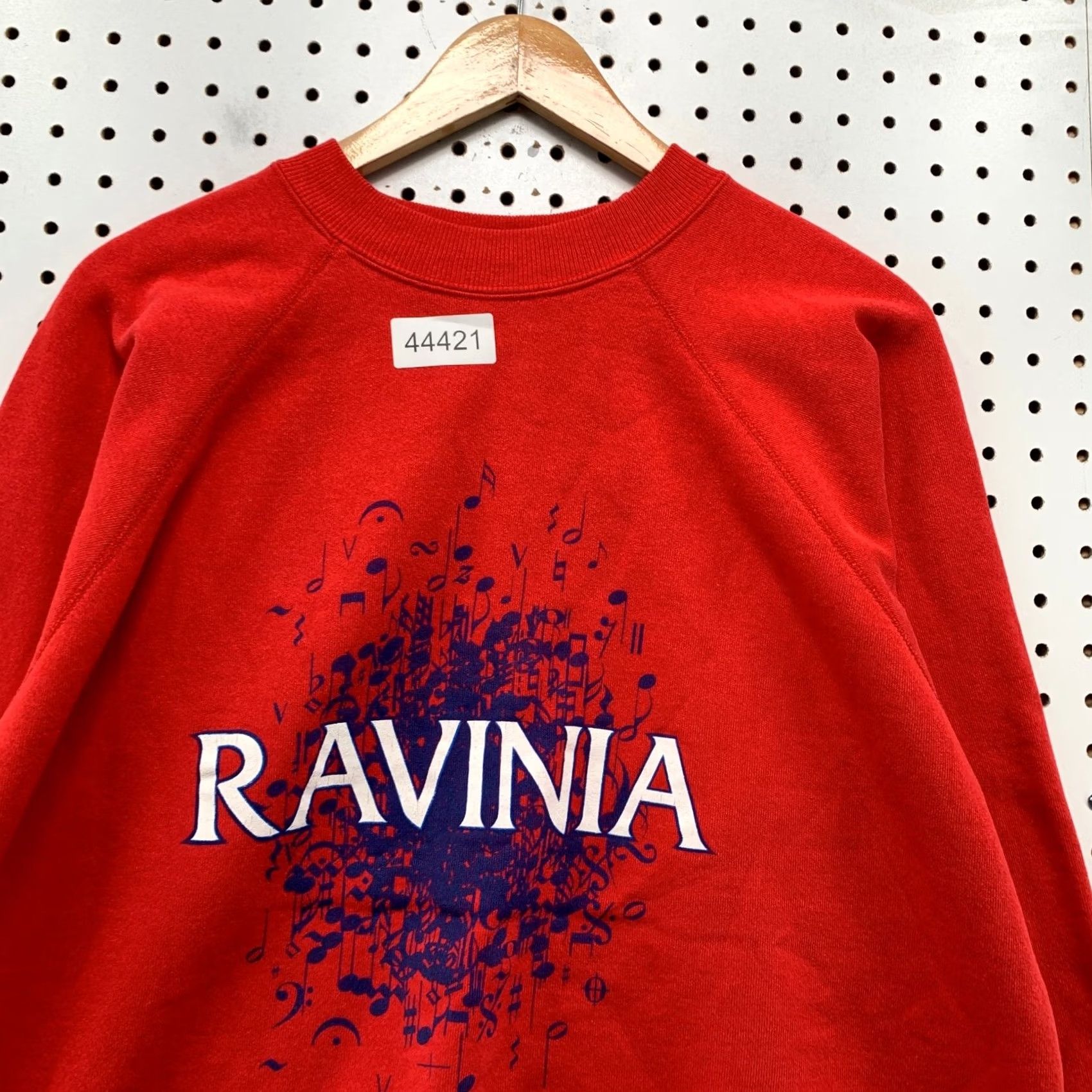 Hanes VINTAGE Ravina Music Sweatshirt Mens XL Red Fleece Crewneck Pullover Hanes 90s USA Size US XL / EU 56 / 4 - 7 Thumbnail